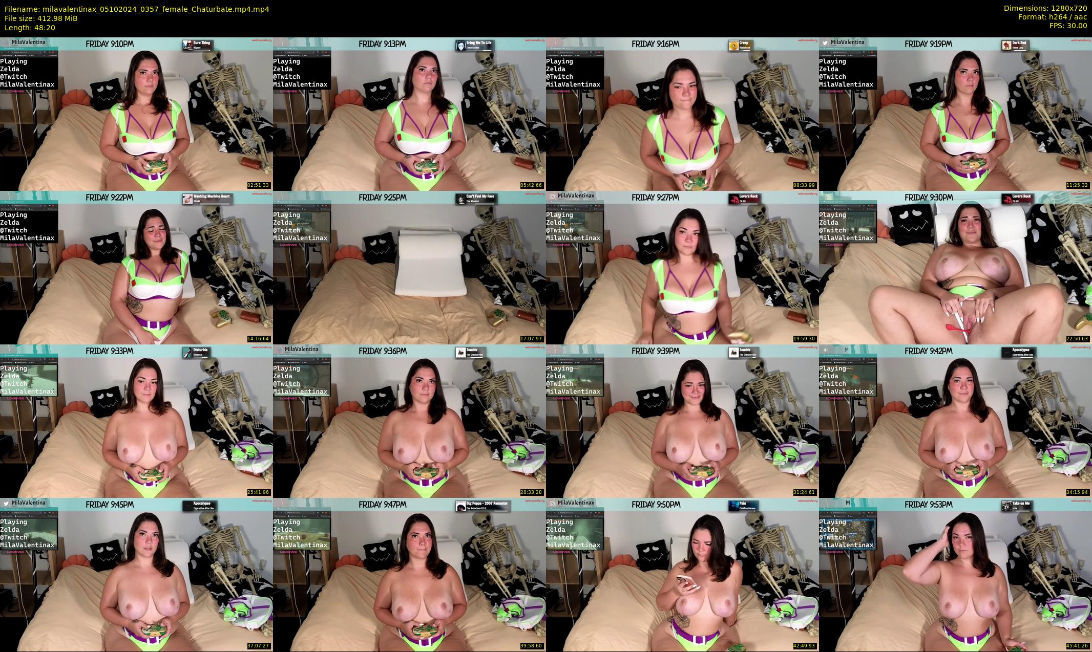 milavalentinax — 49 minute Chaturbate female cam show recording, 720p, Oct 5, 2024