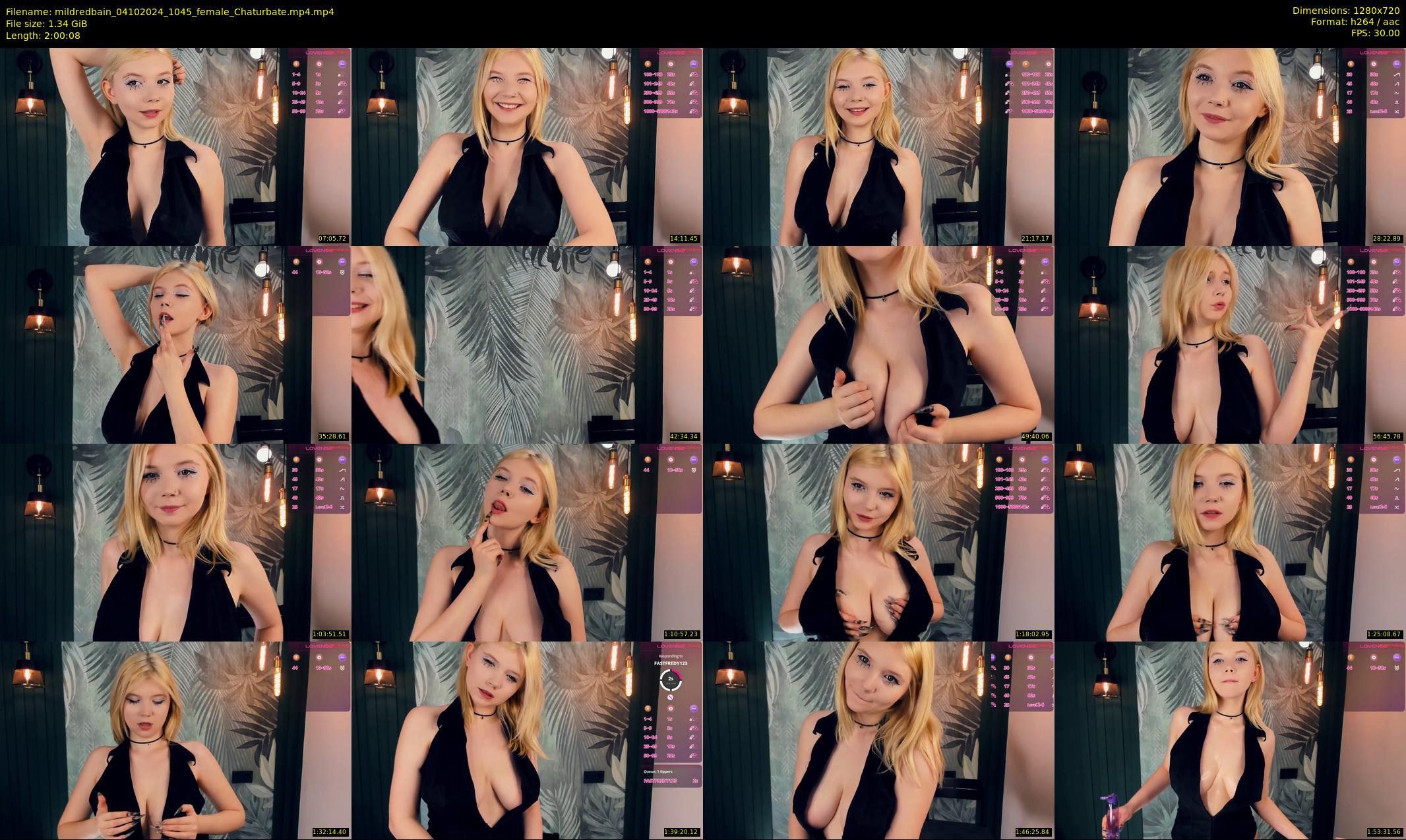 mildredbain — 121 minute Chaturbate female cam show recording, 720p, Oct 4, 2024