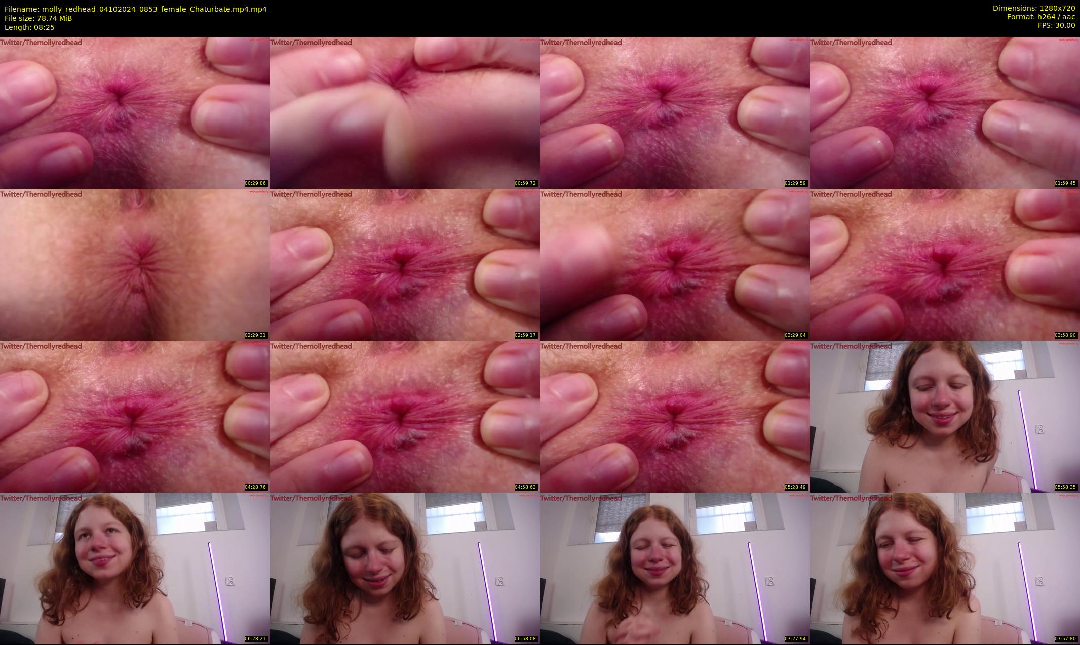 molly_redhead — 9 minute Chaturbate female cam show recording, 720p, Oct 4, 2024