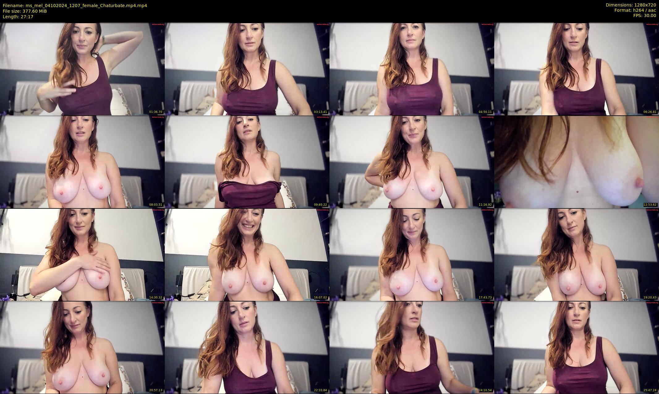 ms_mel — 28 minute Chaturbate female cam show recording, 720p, Oct 4, 2024