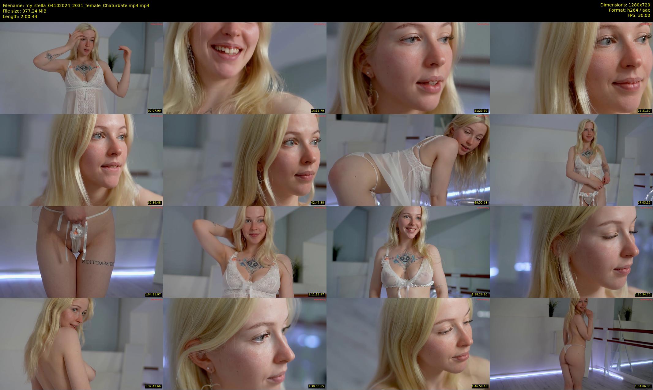 my_stella — 121 minute Chaturbate female cam show recording, 720p, Oct 4, 2024