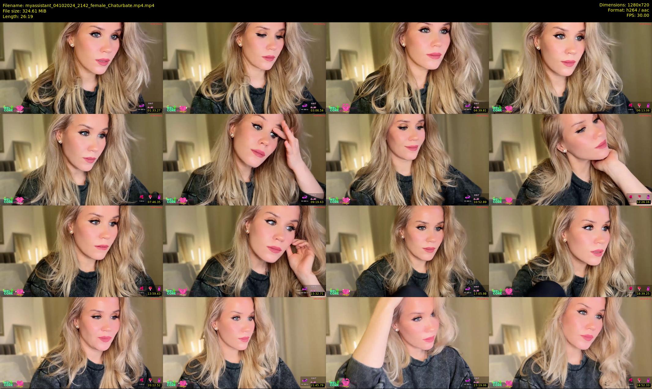 myassistant — 27 minute Chaturbate female cam show recording, 720p, Oct 4, 2024
