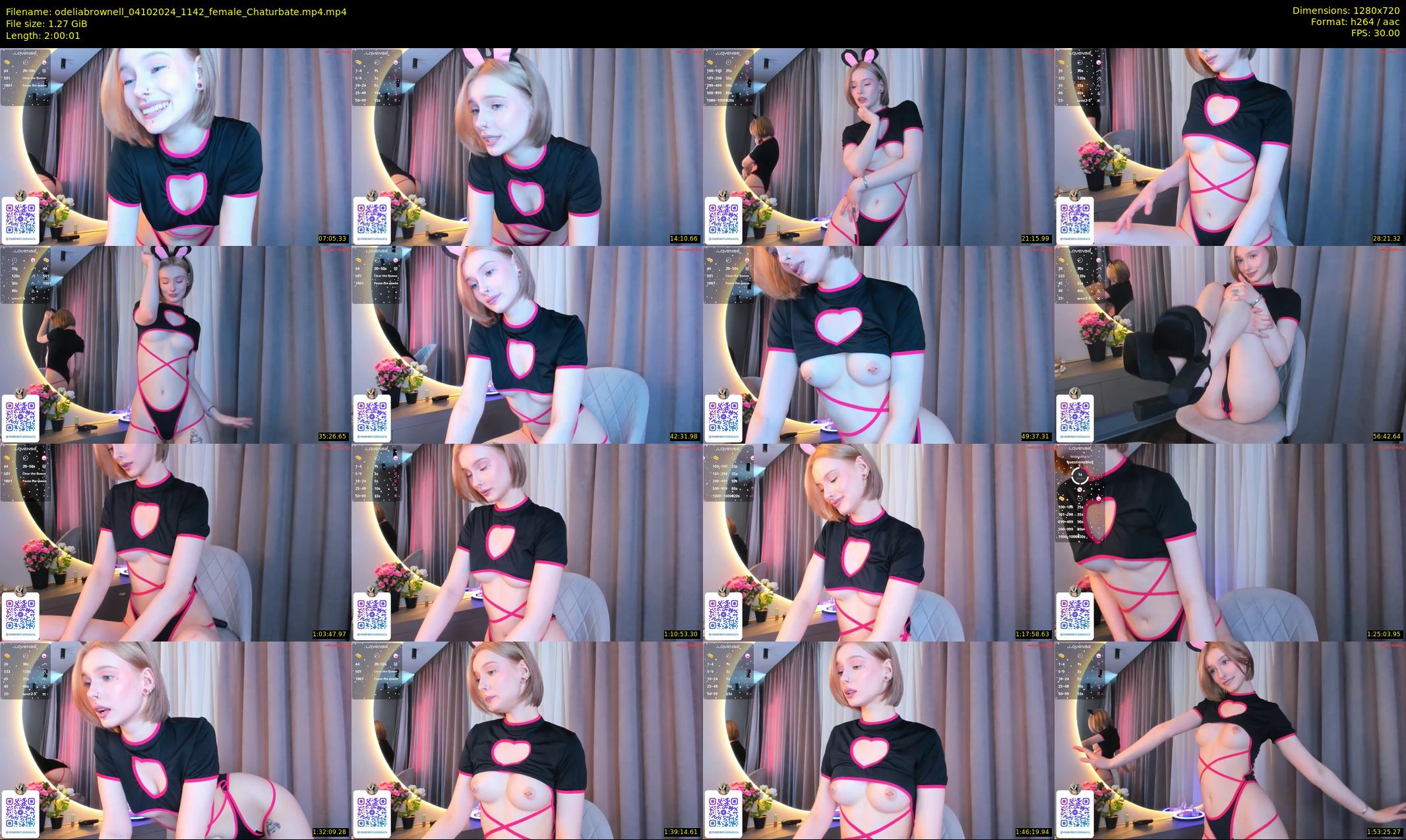 odeliabrownell — 121 minute Chaturbate female cam show recording, 720p, Oct 4, 2024