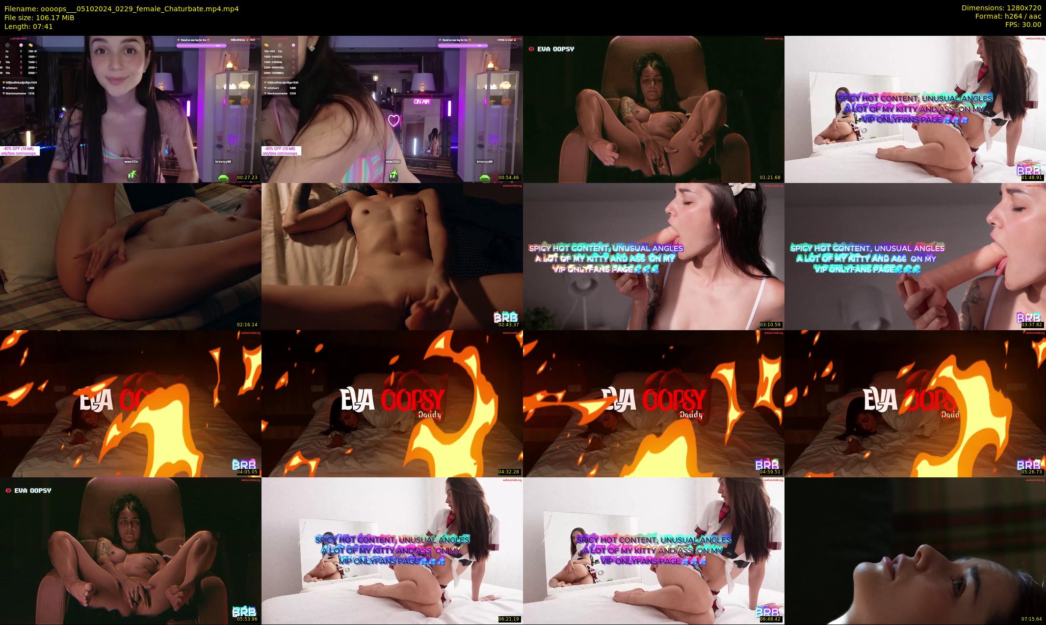 oooops__ — 8 minute Chaturbate female cam show recording, 720p, Oct 5, 2024