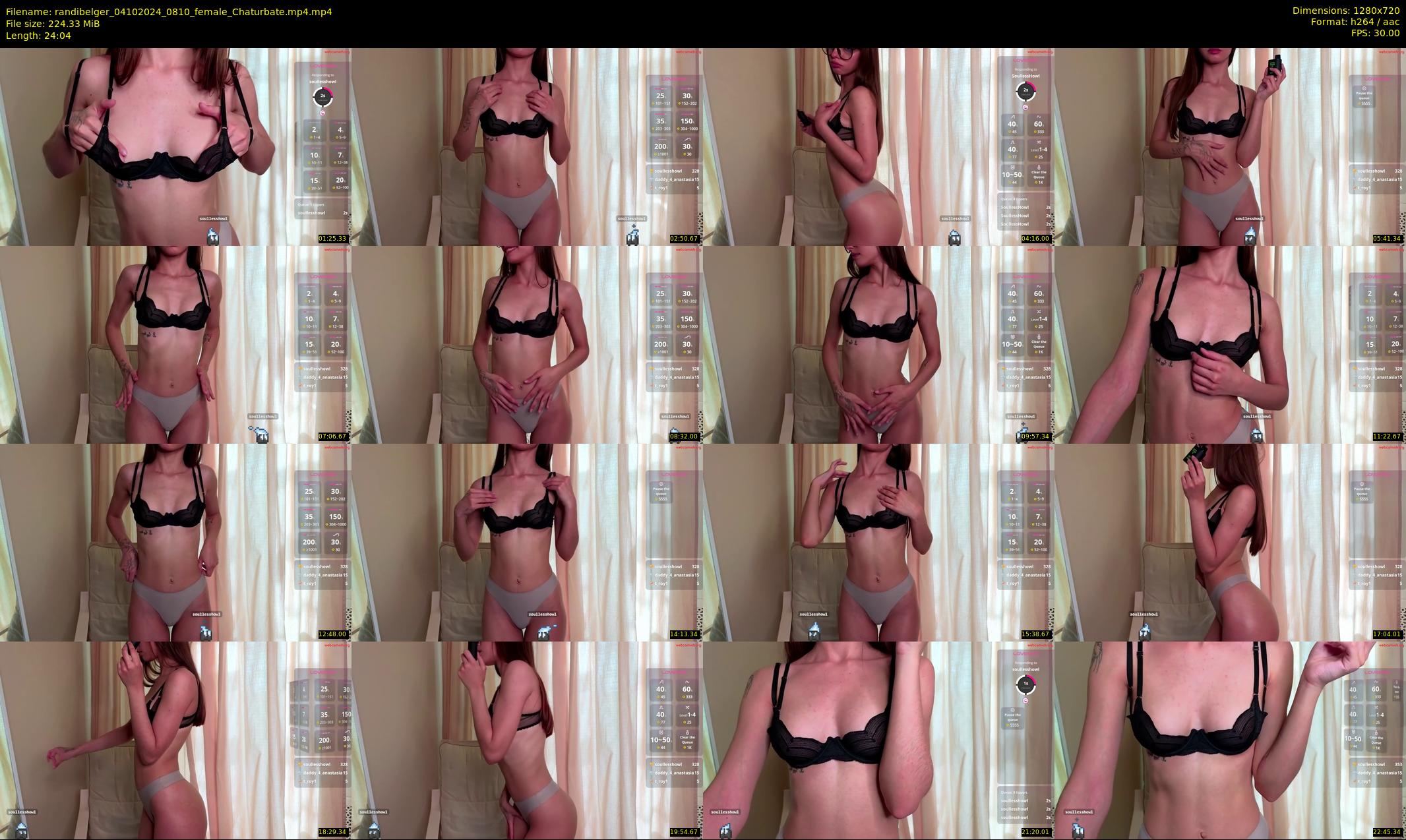 randibelger — 25 minute Chaturbate female cam show recording, 720p, Oct 4, 2024