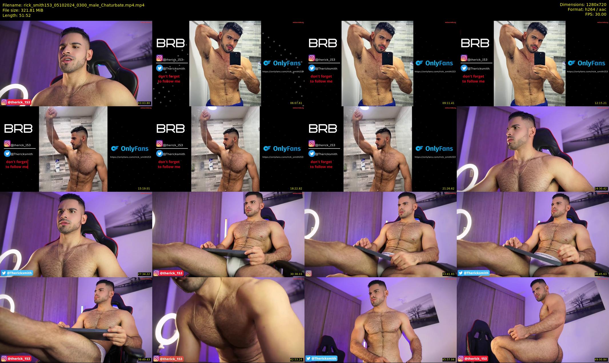 rick_smith153 — 52 minute Chaturbate male cam show recording, 720p, Oct 5, 2024