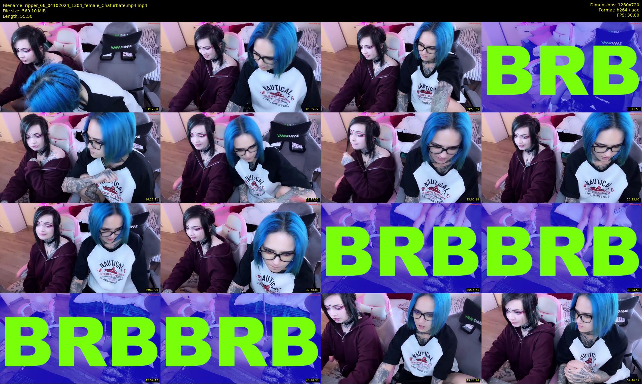 ripper_66 — 56 minute Chaturbate female cam show recording, 720p, Oct 4, 2024