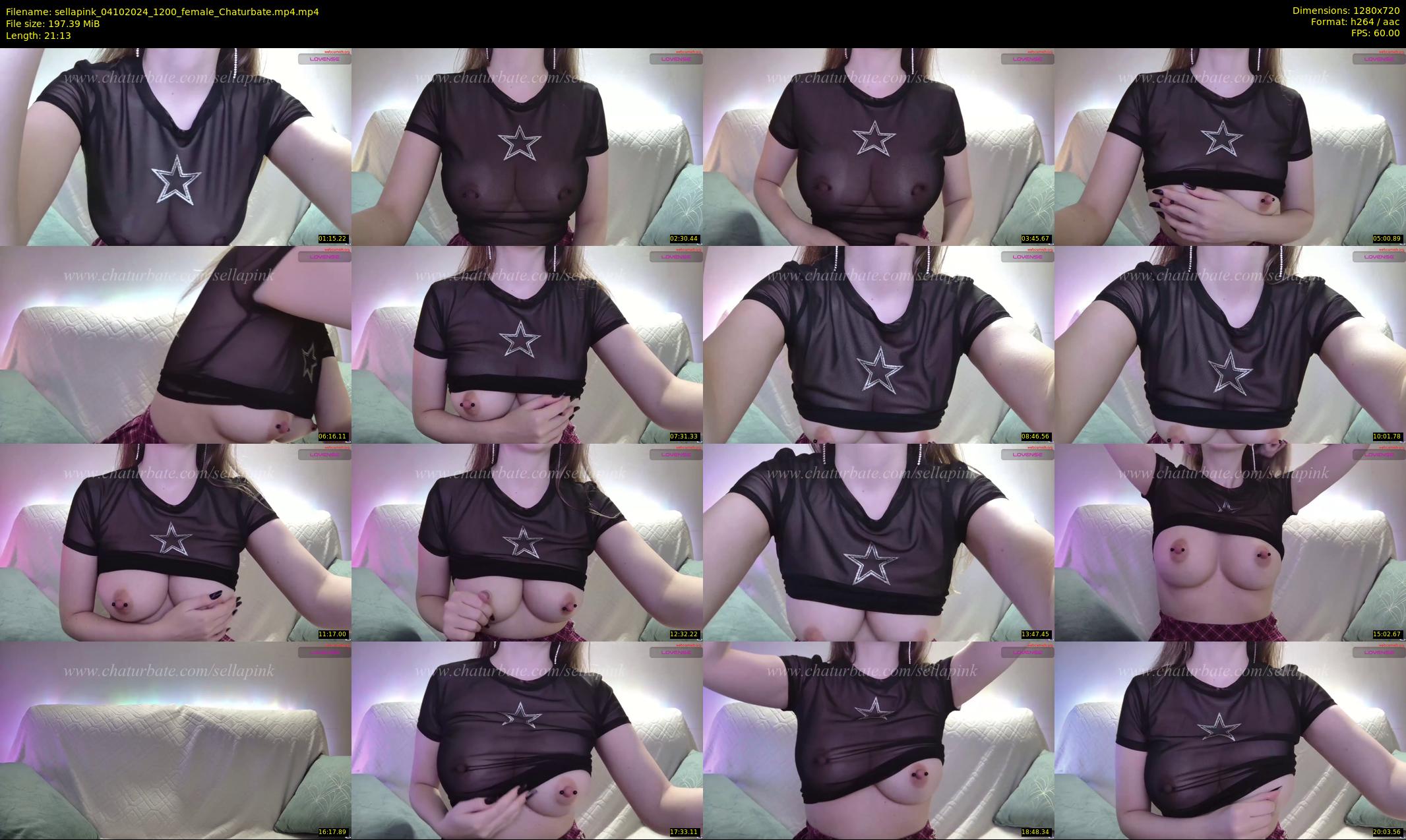 sellapink — 22 minute Chaturbate female cam show recording, 720p, Oct 4, 2024