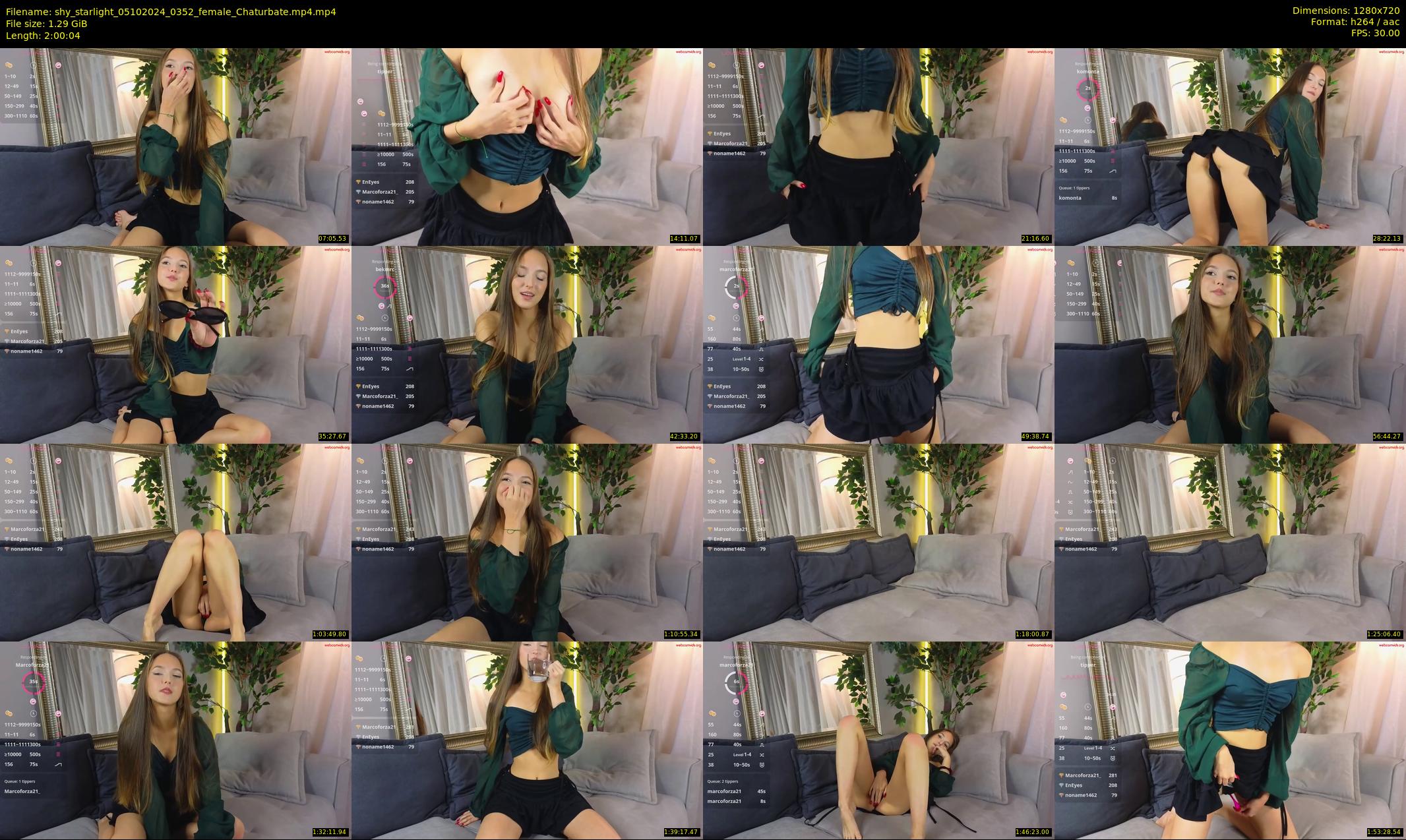 shy_starlight — 121 minute Chaturbate female cam show recording, 720p, Oct 5, 2024