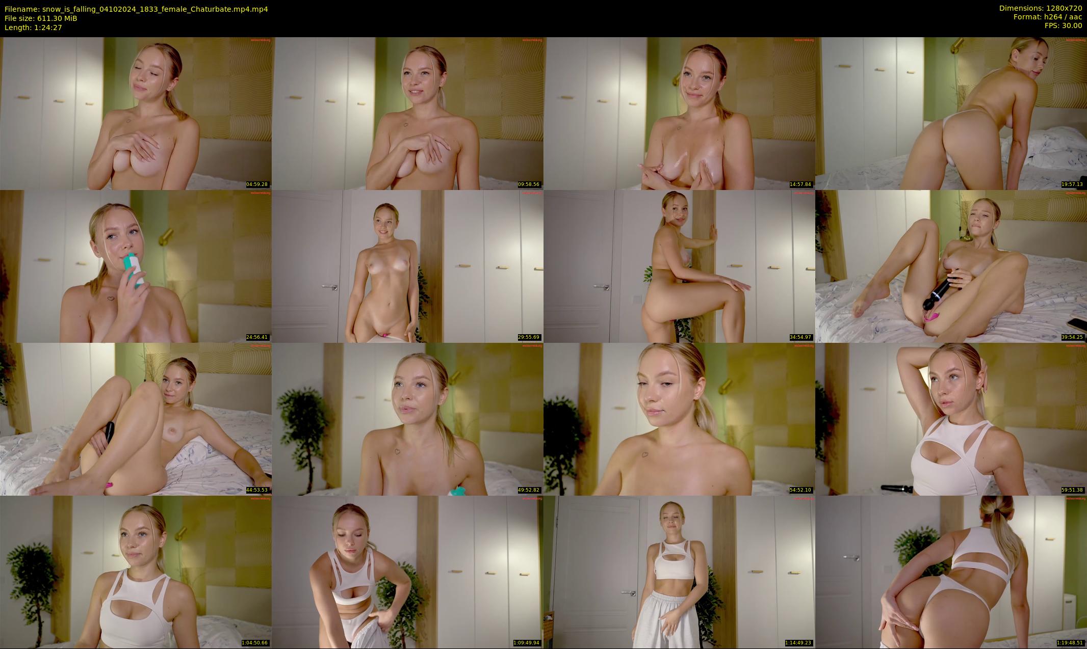 snow_is_falling — 85 minute Chaturbate female cam show recording, 720p, Oct 4, 2024