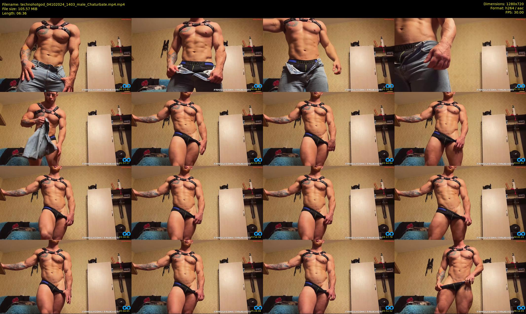 technohotgod — 7 minute Chaturbate male cam show recording, 720p, Oct 4, 2024