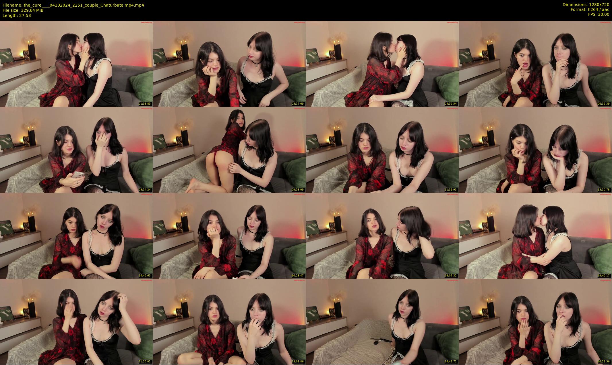 the_cure___ — 28 minute Chaturbate couple cam show recording, 720p, Oct 4, 2024