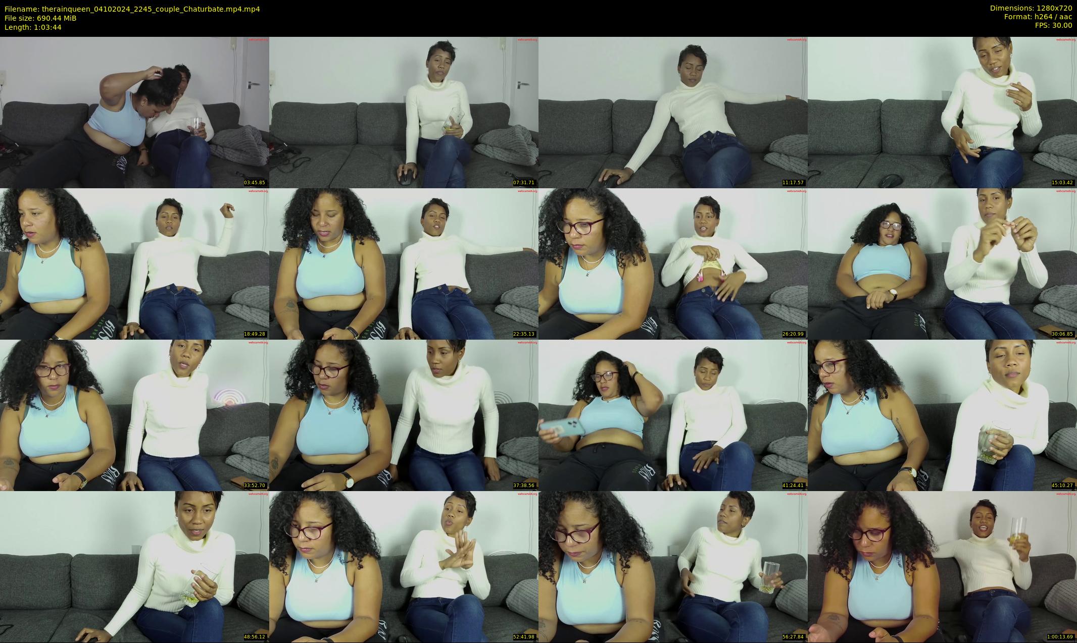 therainqueen — 64 minute Chaturbate female cam show recording, 720p, Oct 4, 2024