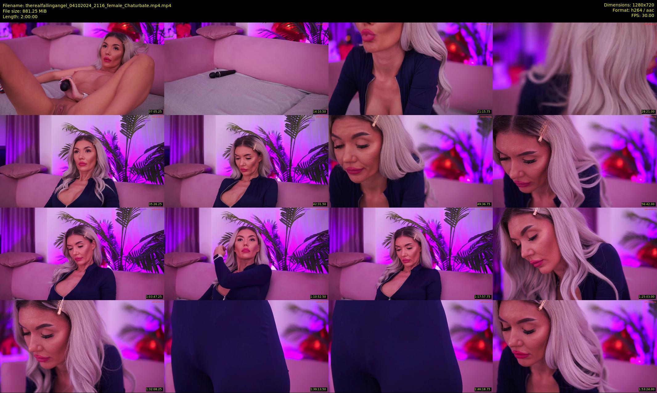 therealfallingangel — 120 minute Chaturbate female cam show recording, 720p, Oct 4, 2024