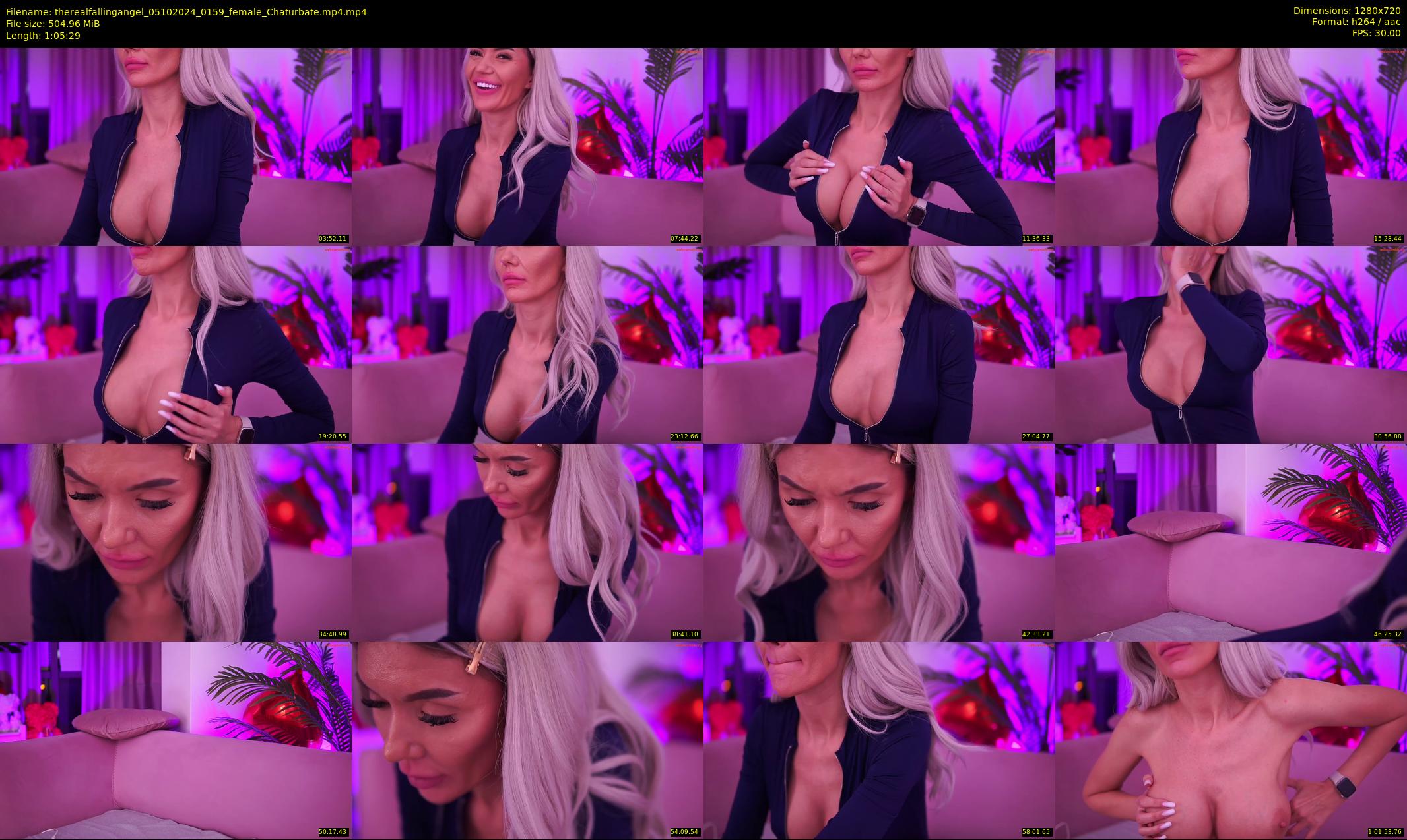 therealfallingangel — 66 minute Chaturbate female cam show recording, 720p, Oct 5, 2024