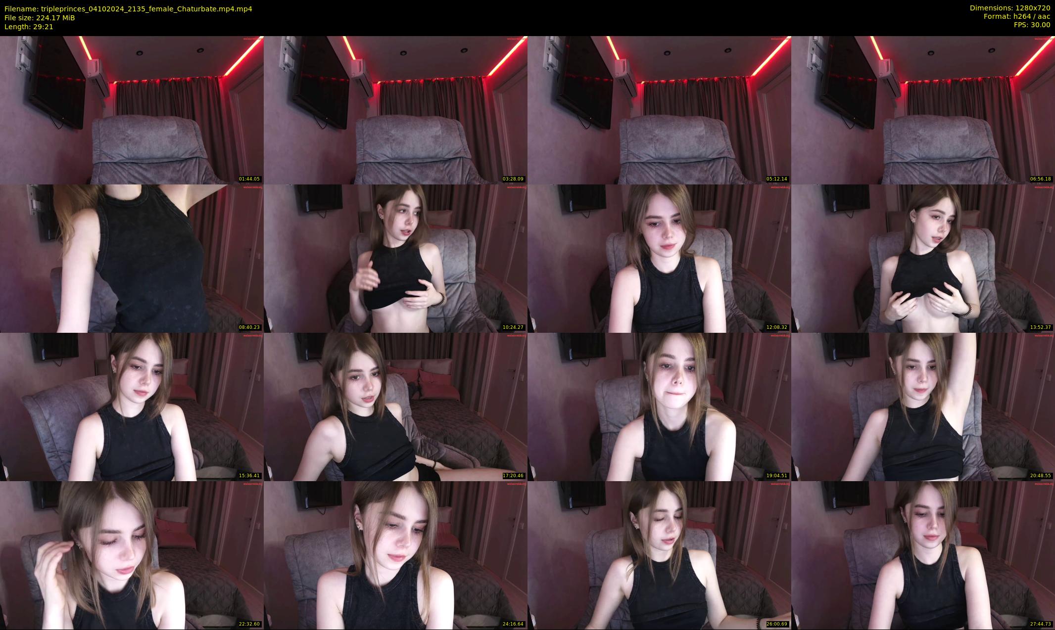 tripleprinces — 30 minute Chaturbate female cam show recording, 720p, Oct 4, 2024