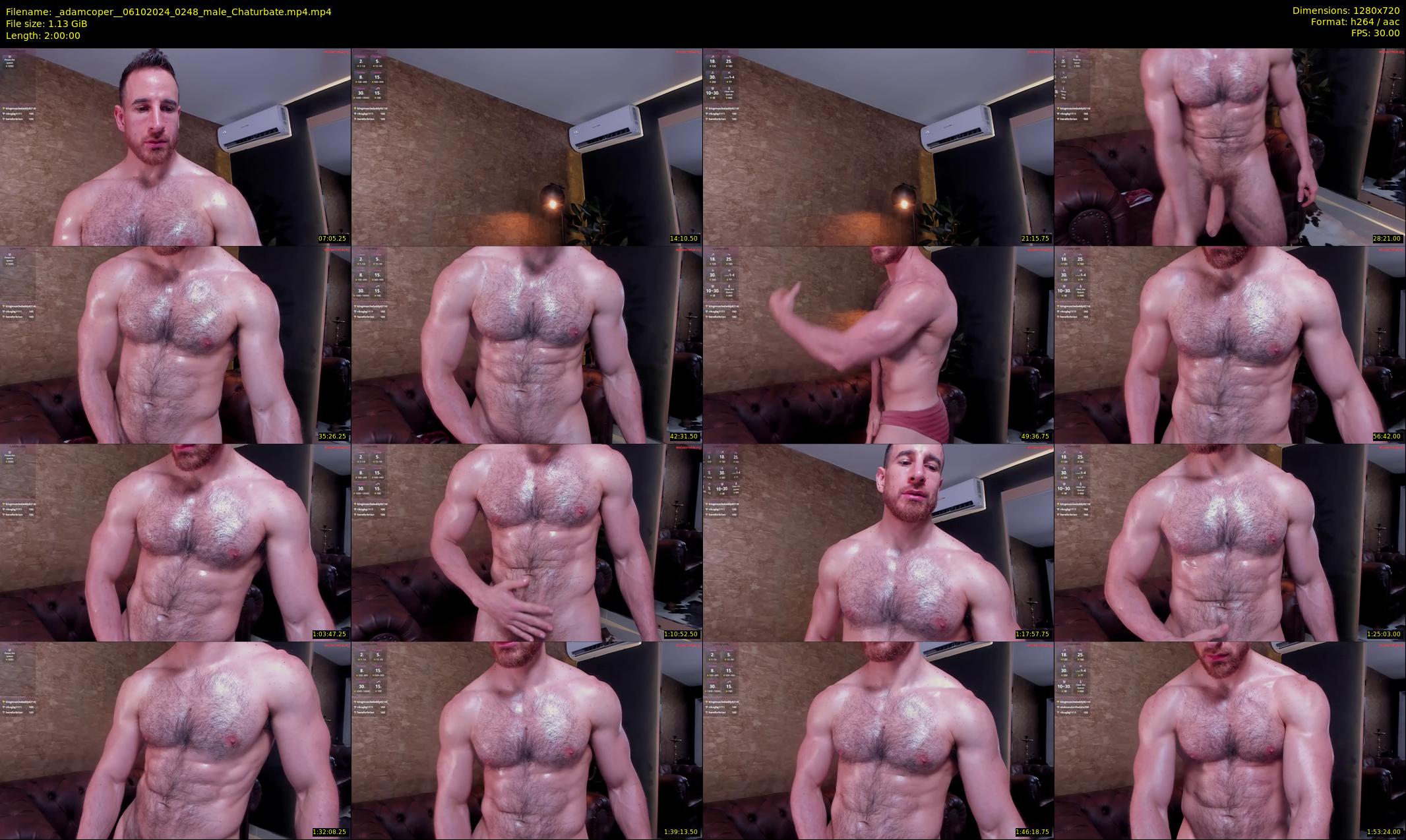 _adamcoper_ — 120 minute Chaturbate male cam show recording, 720p, Oct 6, 2024