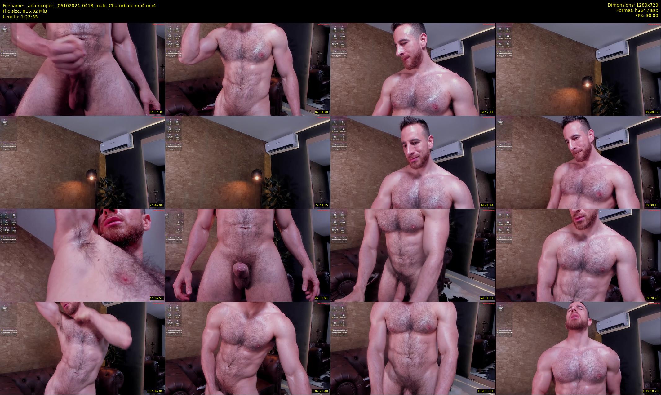 _adamcoper_ — 84 minute Chaturbate male cam show recording, 720p, Oct 6, 2024