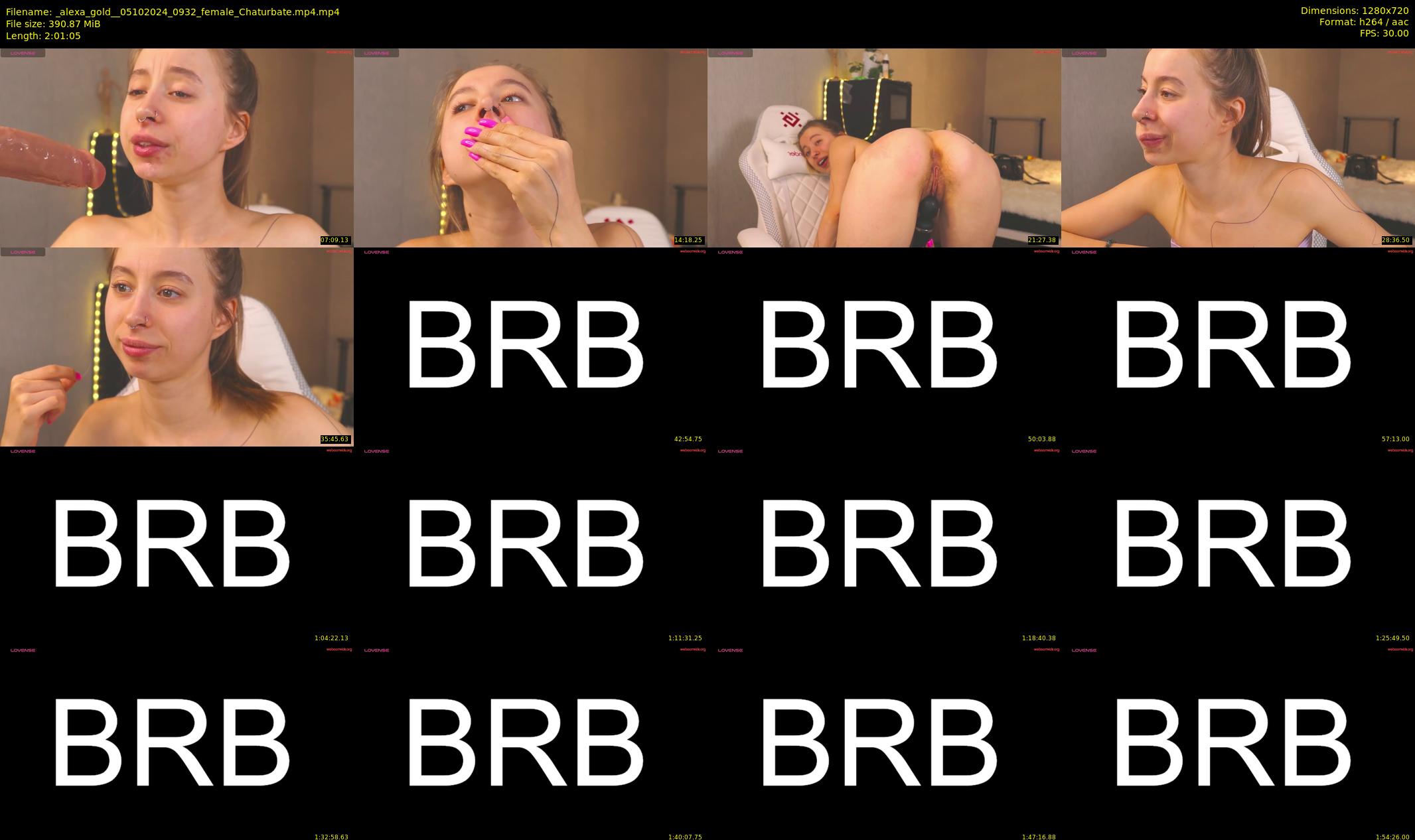 _alexa_gold_ — 122 minute Chaturbate female cam show recording, 720p, Oct 5, 2024