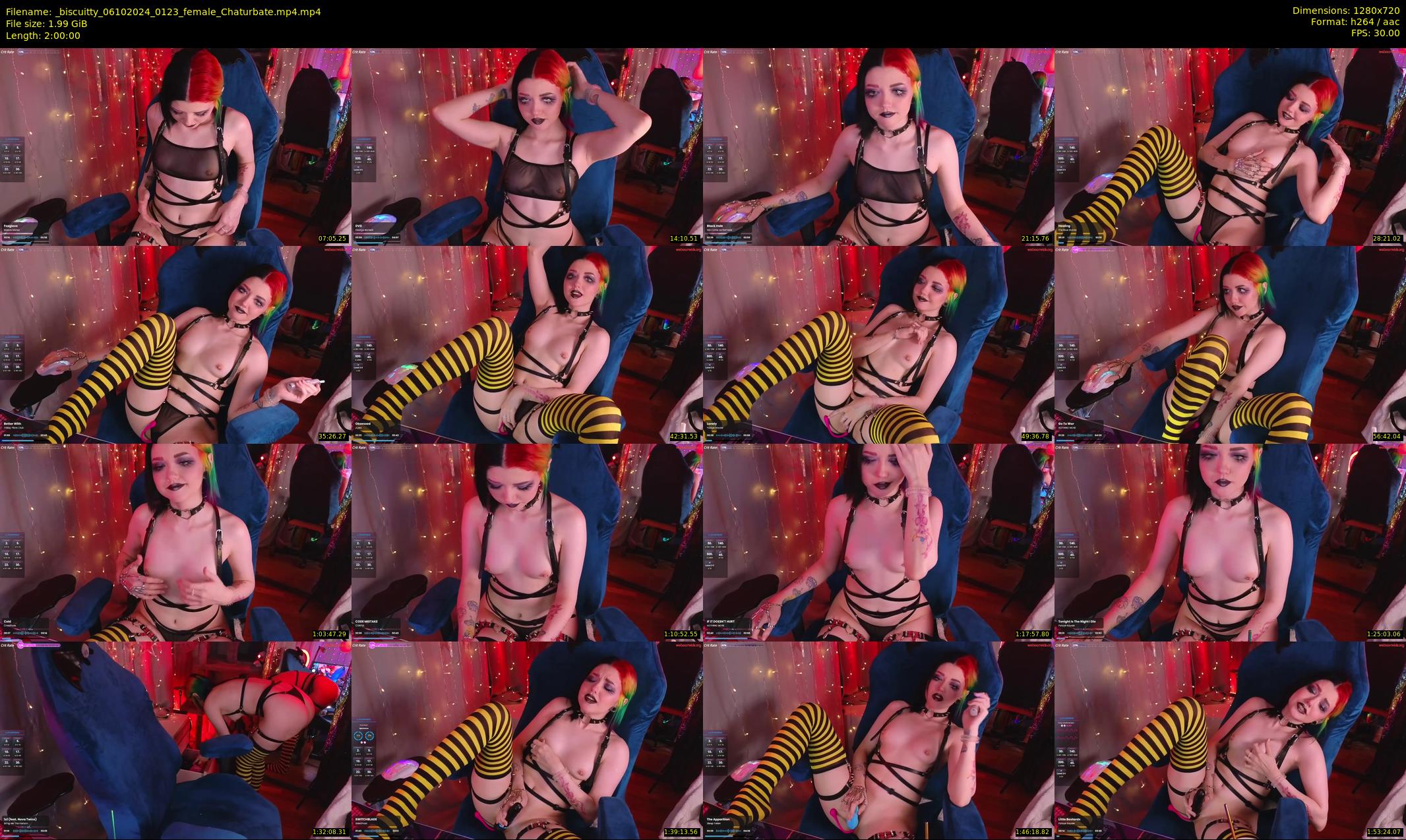 _biscuitty — 120 minute Chaturbate female cam show recording, 720p, Oct 6, 2024