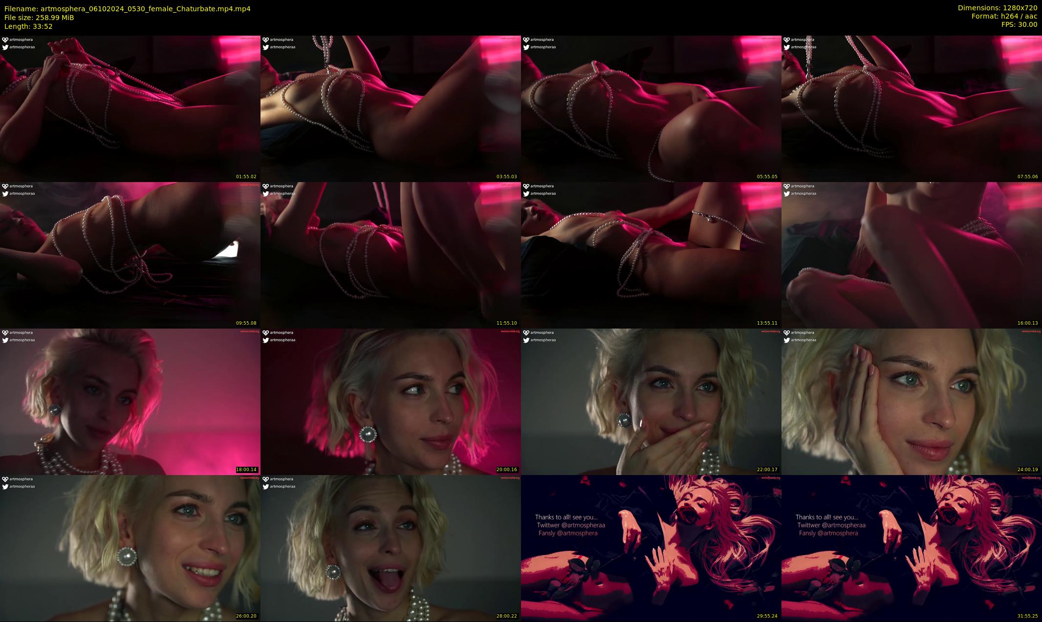 artmosphera — 34 minute Chaturbate female cam show recording, 720p, Oct 6, 2024