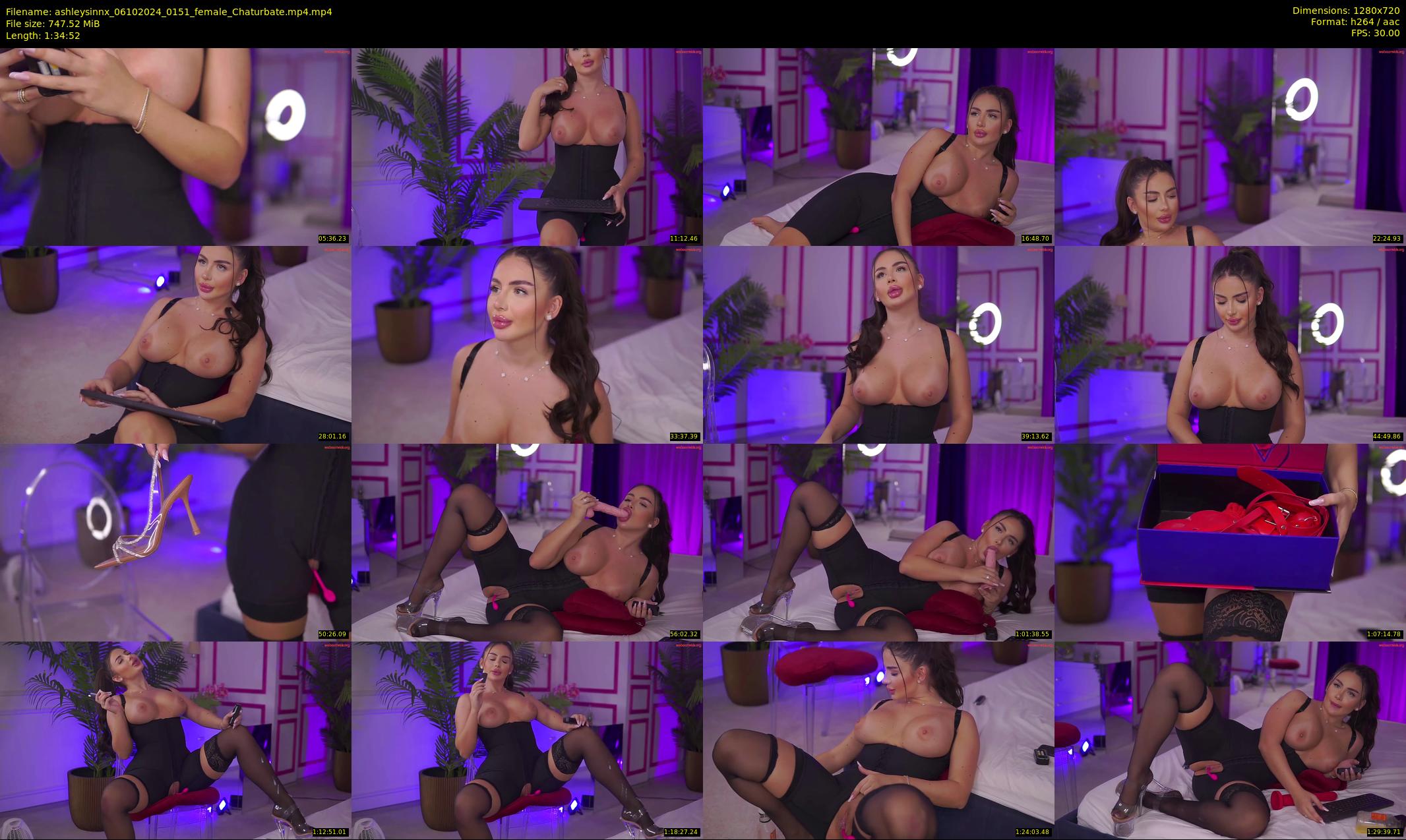 ashleysinnx — 95 minute Chaturbate female cam show recording, 720p, Oct 6, 2024