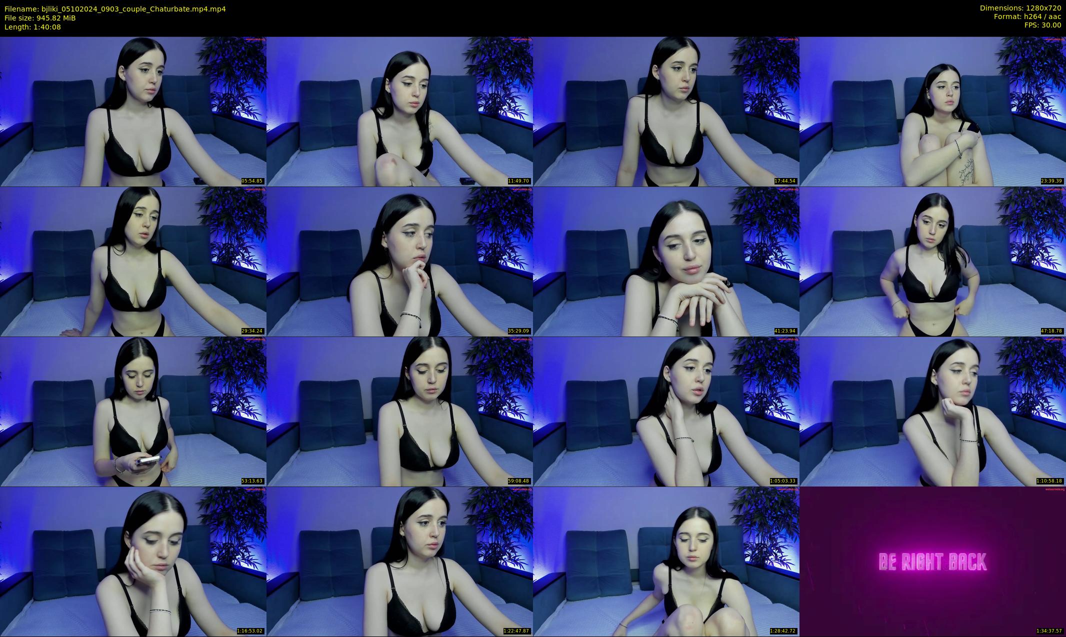 bjliki — 101 minute Chaturbate couple cam show recording, 720p, Oct 5, 2024