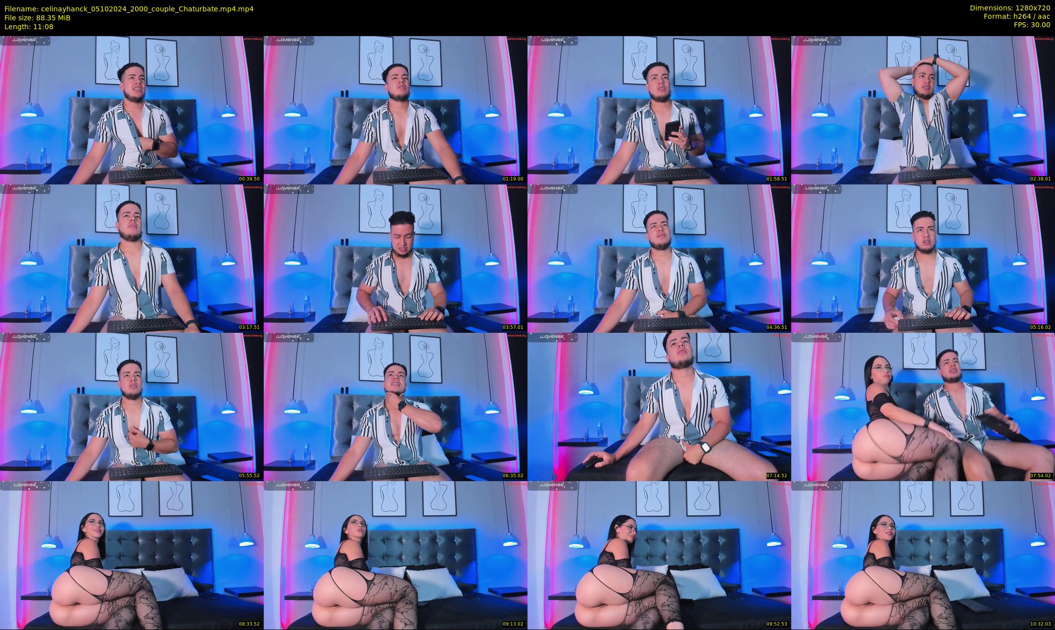 celinayhanck — 12 minute Chaturbate couple cam show recording, 720p, Oct 5, 2024