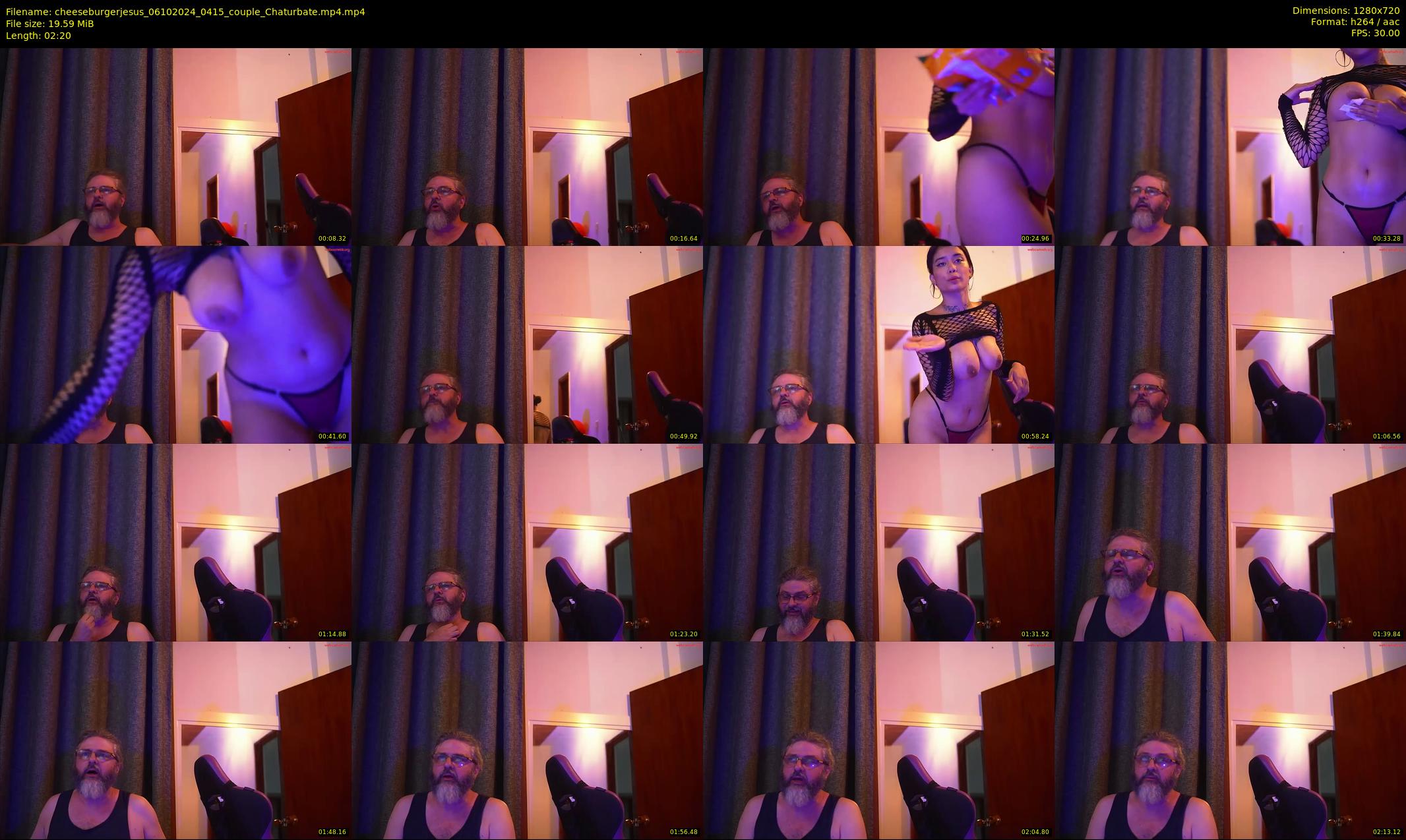 cheeseburgerjesus — 3 minute Chaturbate couple cam show recording, 720p, Oct 6, 2024