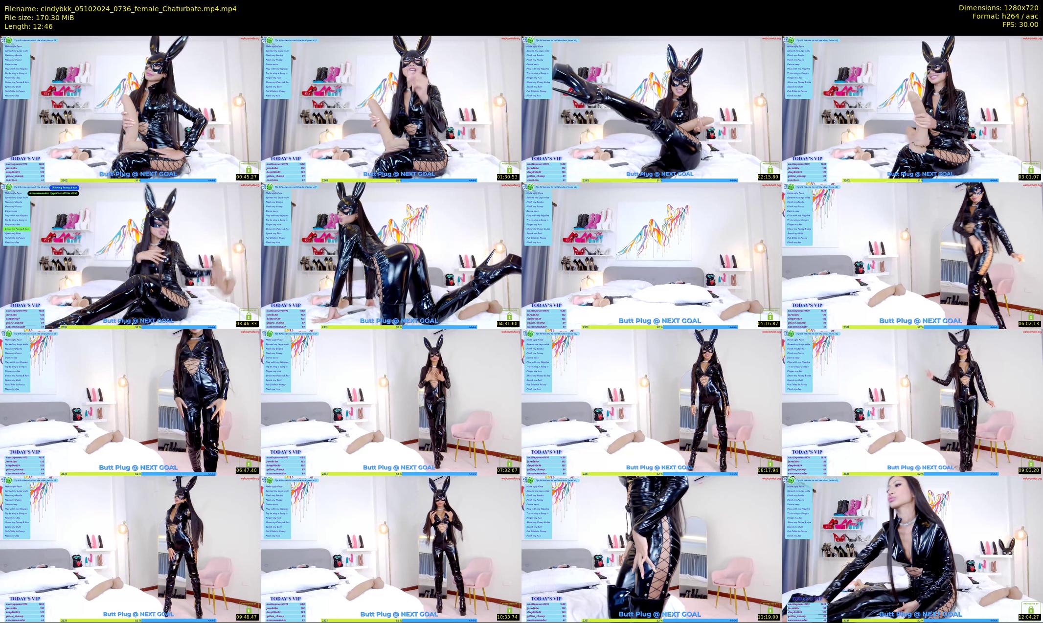 cindybkk — 13 minute Chaturbate female cam show recording, 720p, Oct 5, 2024