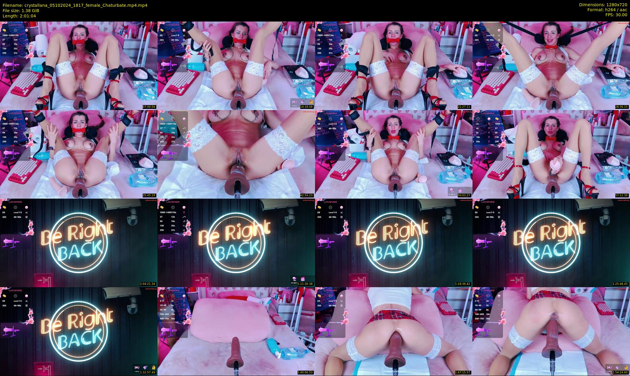 crystallana — 122 minute Chaturbate female cam show recording, 720p, Oct 5, 2024