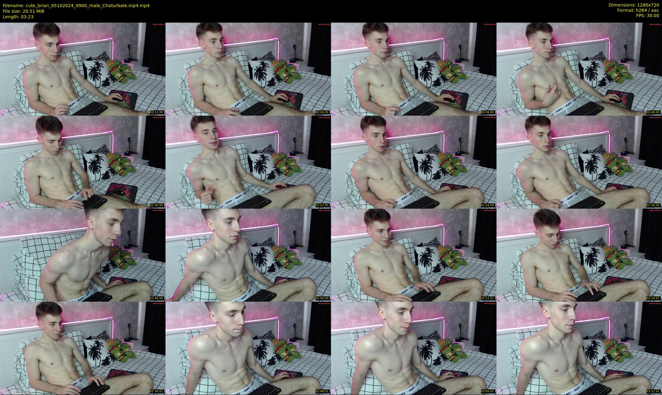 cute_brian — 4 minute Chaturbate male cam show recording, 720p, Oct 5, 2024