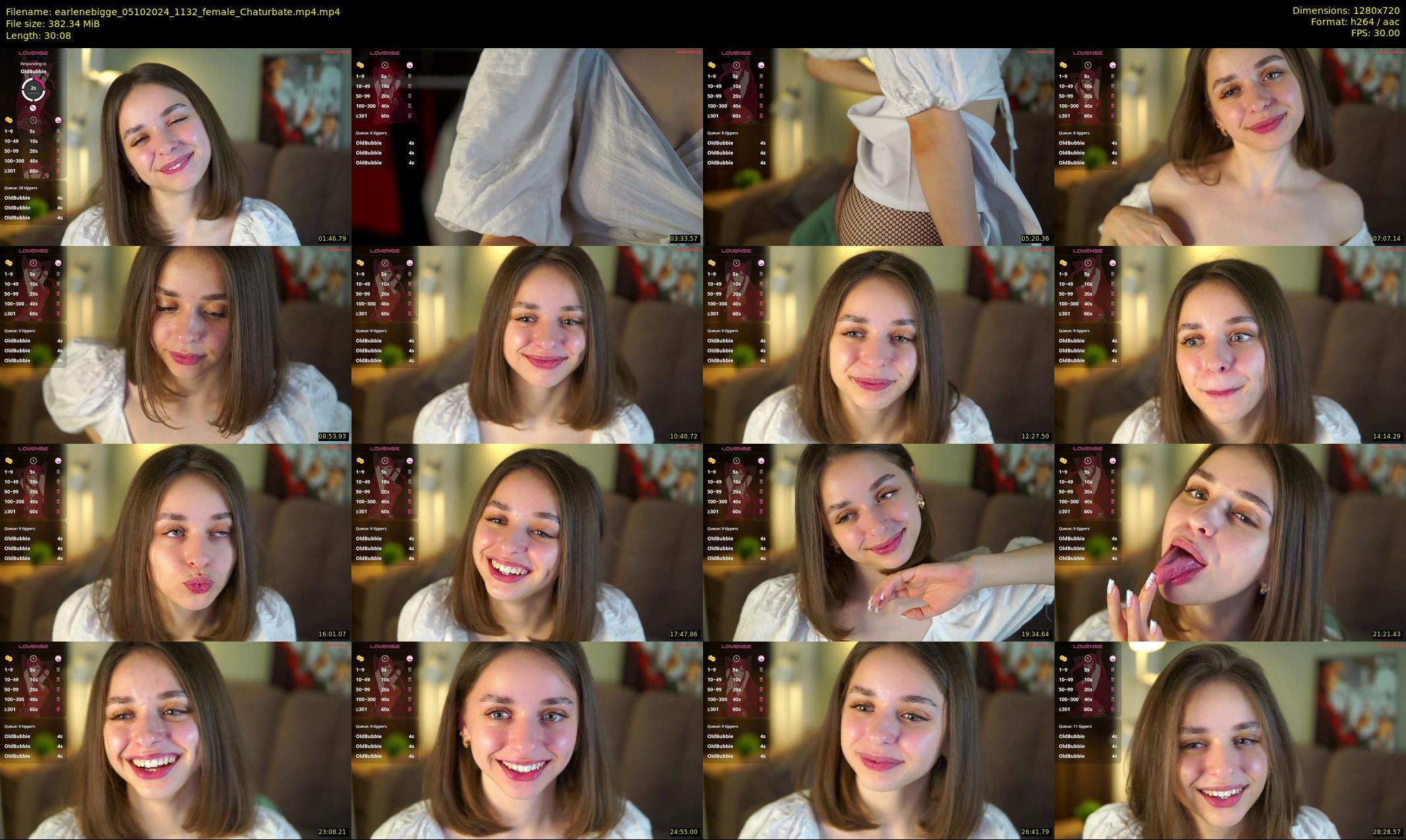 earlenebigge — 31 minute Chaturbate female cam show recording, 720p, Oct 5, 2024