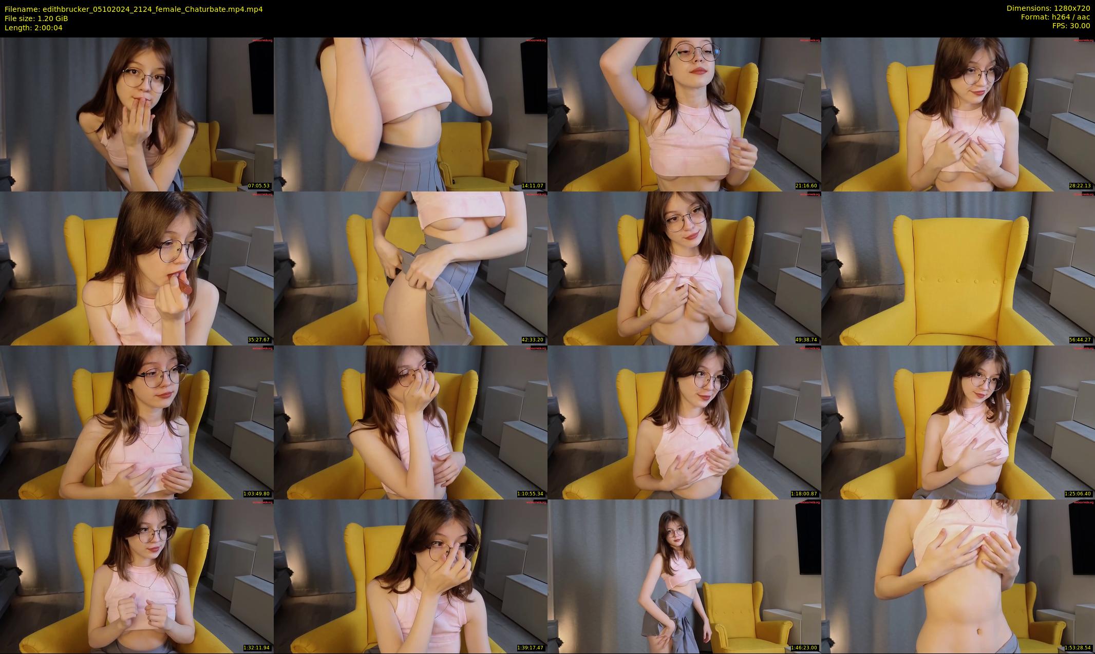 edithbrucker — 121 minute Chaturbate female cam show recording, 720p, Oct 5, 2024