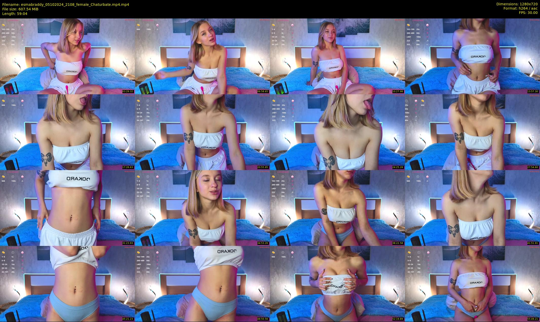 esmabraddy — 60 minute Chaturbate female cam show recording, 720p, Oct 5, 2024