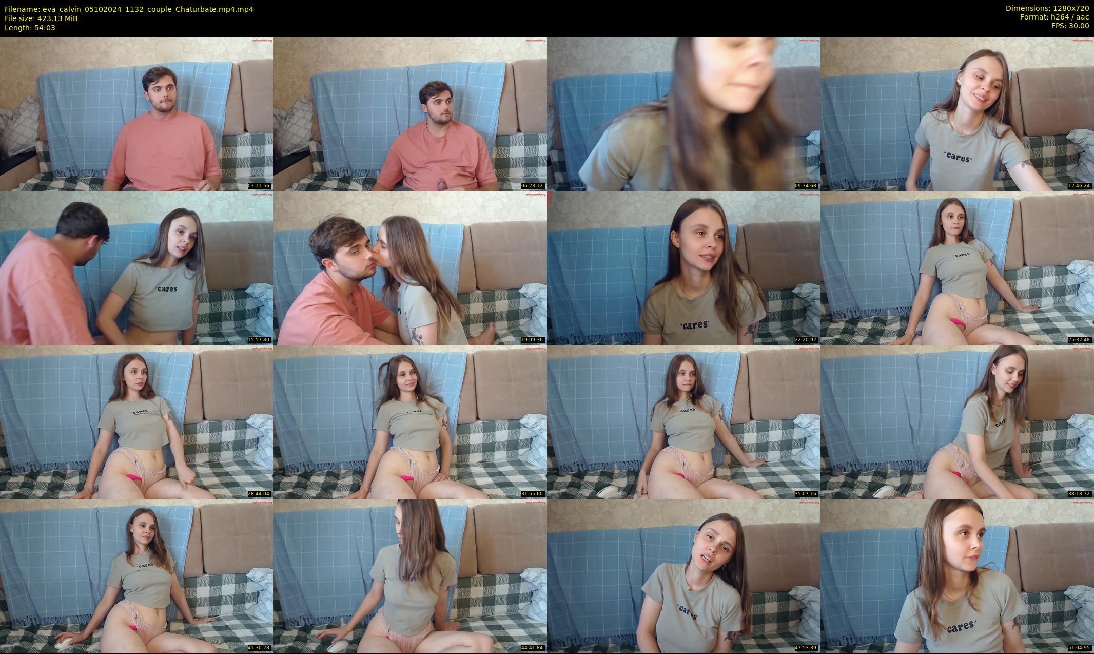 eva_calvin — 55 minute Chaturbate couple cam show recording, 720p, Oct 5, 2024