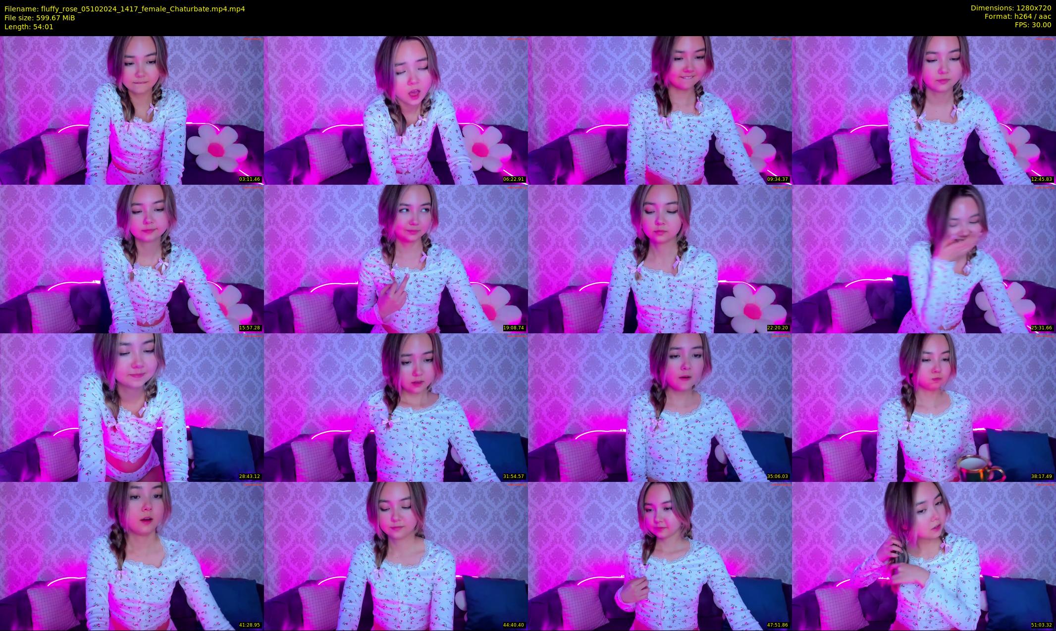 fluffy_rose — 55 minute Chaturbate female cam show recording, 720p, Oct 5, 2024
