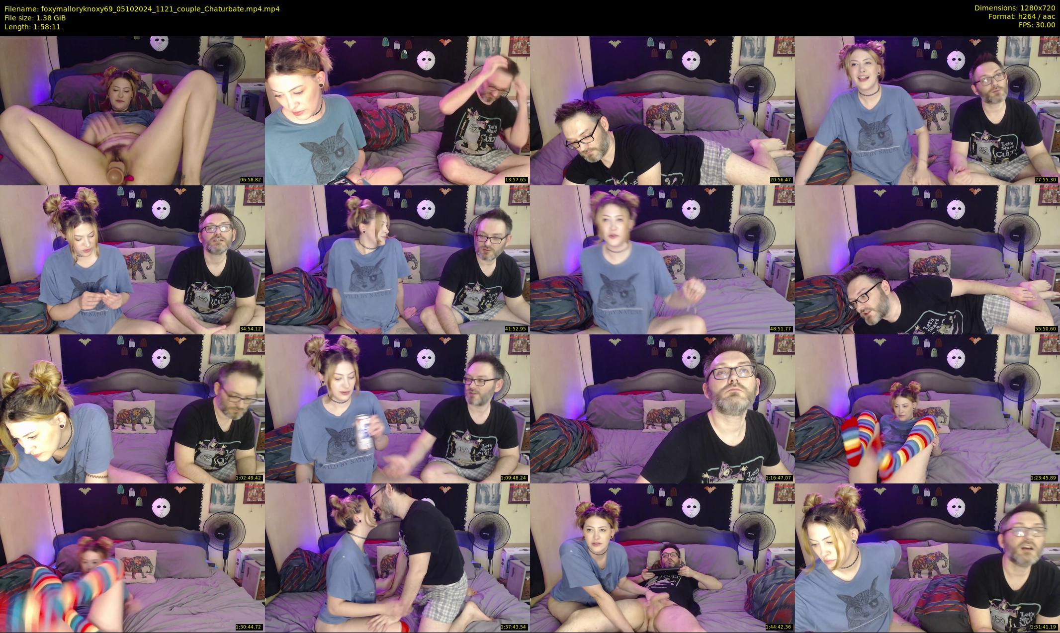 foxymalloryknoxy69 — 119 minute Chaturbate couple cam show recording, 720p, Oct 5, 2024