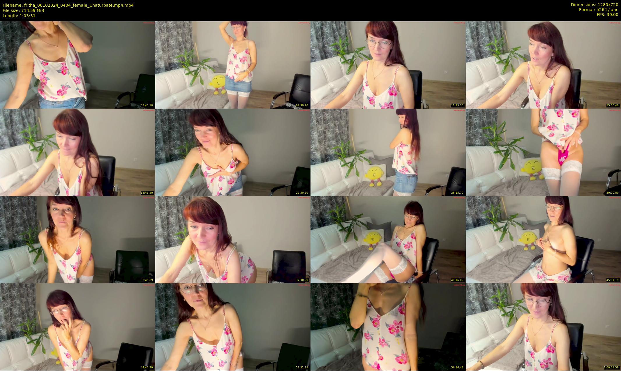fritha — 64 minute Chaturbate female cam show recording, 720p, Oct 6, 2024