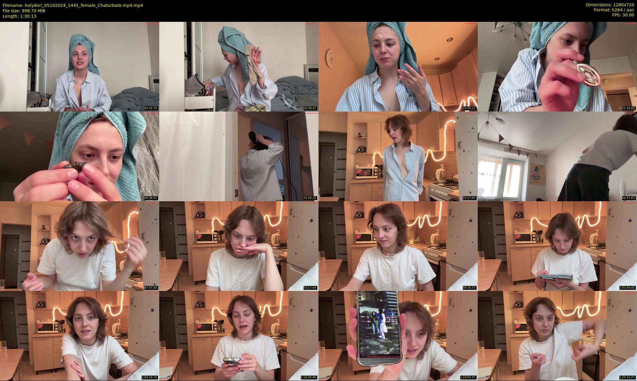 holydori — 91 minute Chaturbate female cam show recording, 720p, Oct 5, 2024