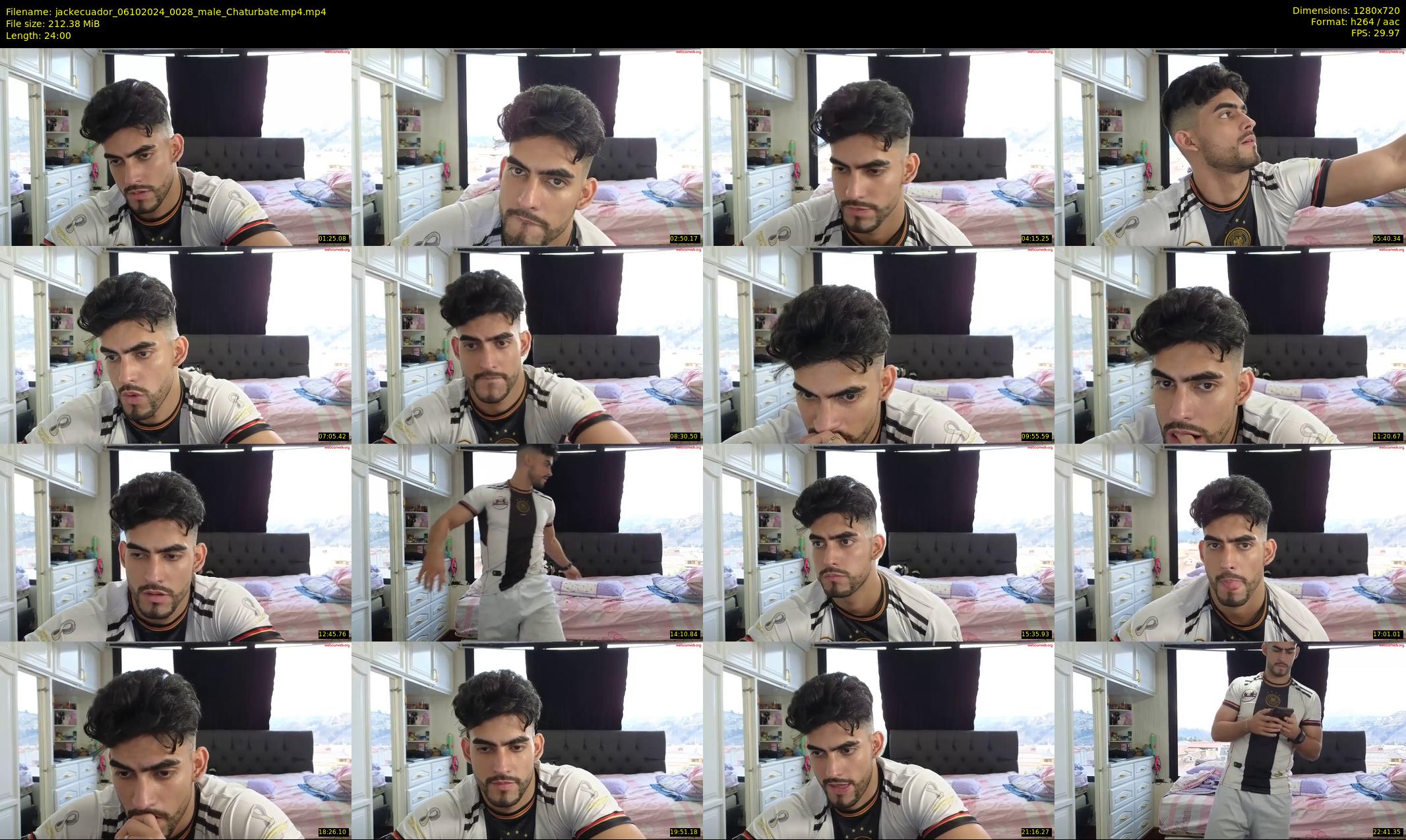 jackecuador — 24 minute Chaturbate male cam show recording, 720p, Oct 6, 2024