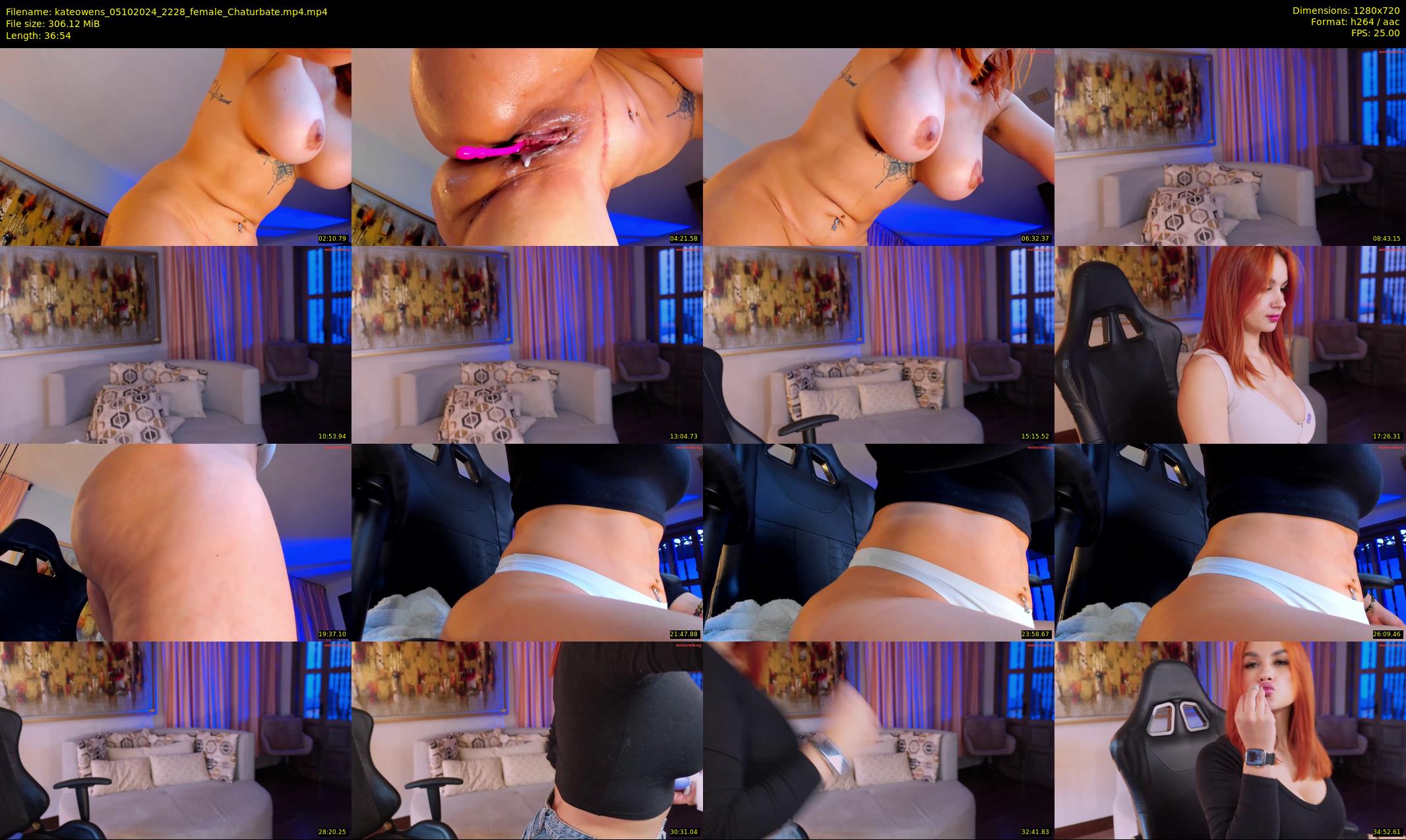 kateowens — 37 minute Chaturbate female cam show recording, 720p, Oct 5, 2024