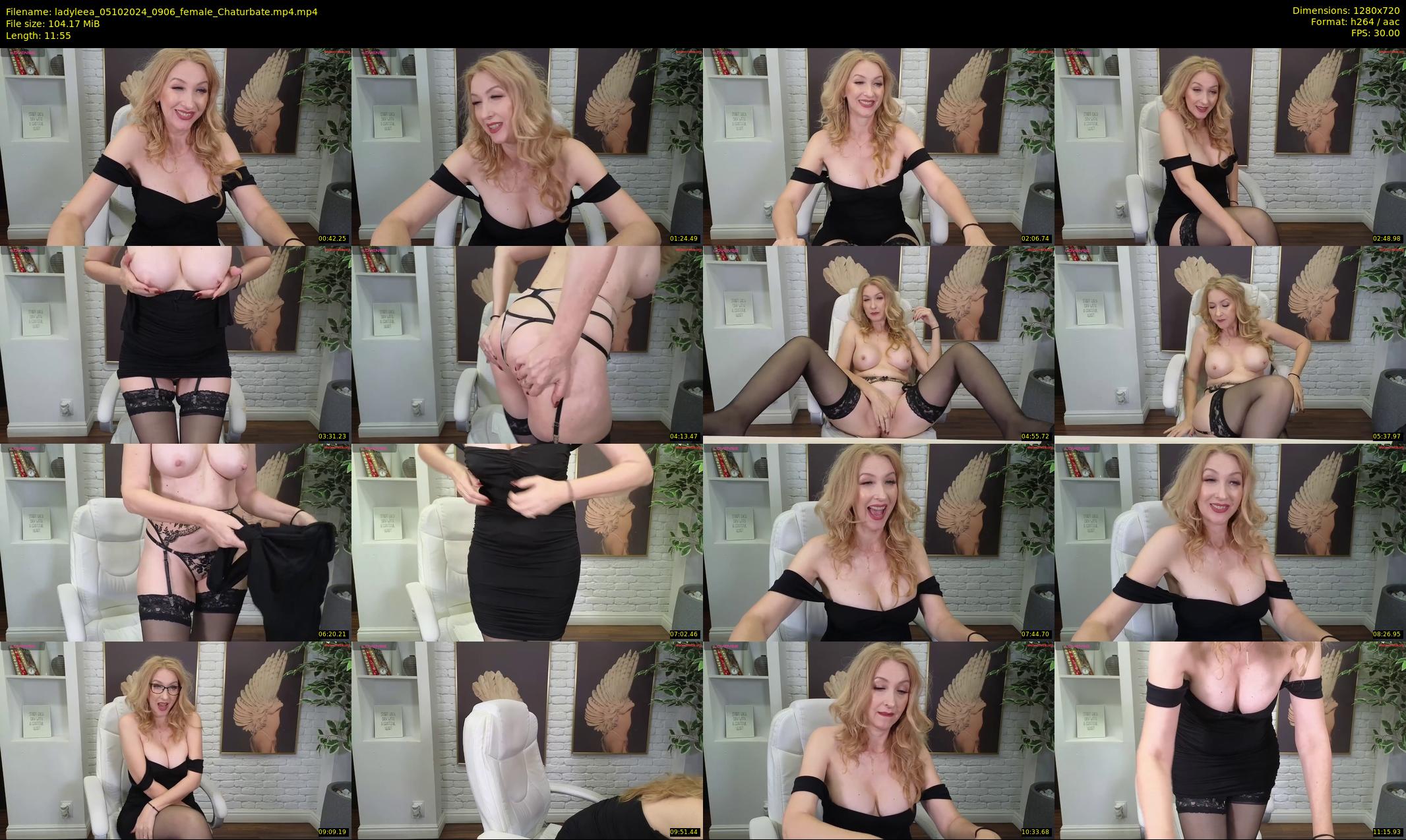 ladyleea — 12 minute Chaturbate female cam show recording, 720p, Oct 5, 2024
