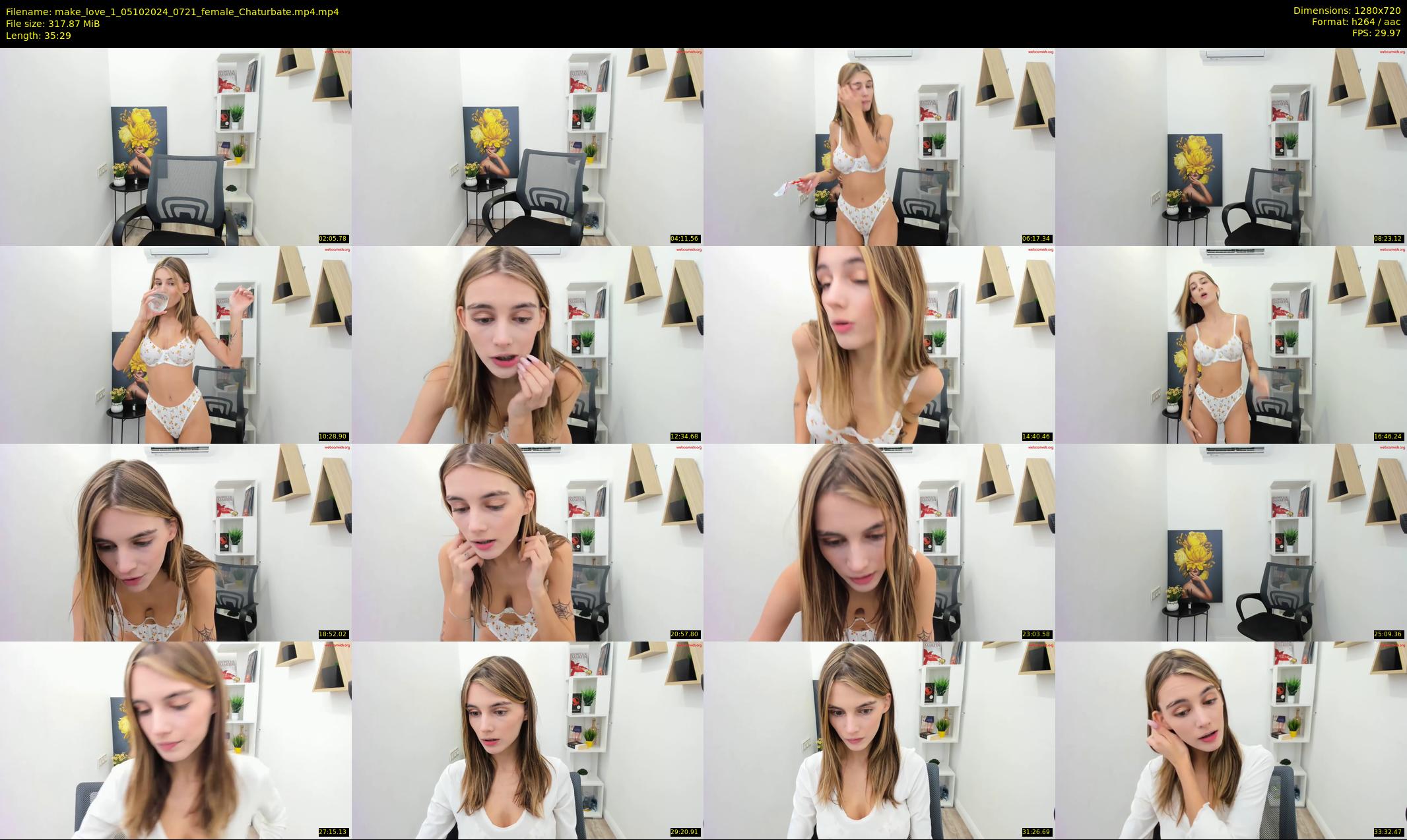 make_love_1 — 36 minute Chaturbate female cam show recording, 720p, Oct 5, 2024