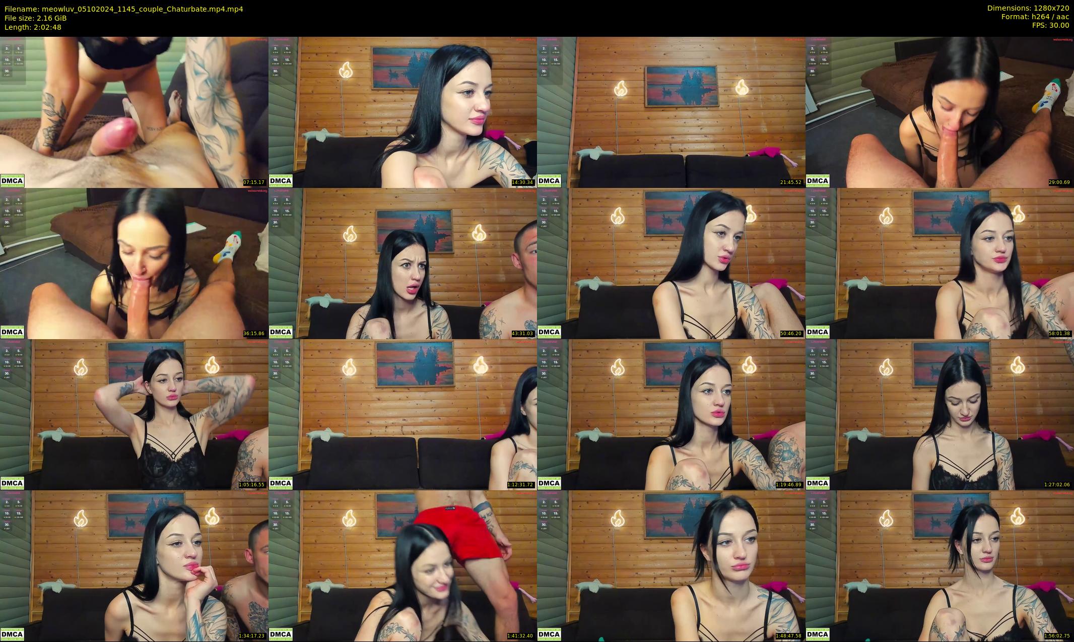 meowluv — 123 minute Chaturbate couple cam show recording, 720p, Oct 5, 2024