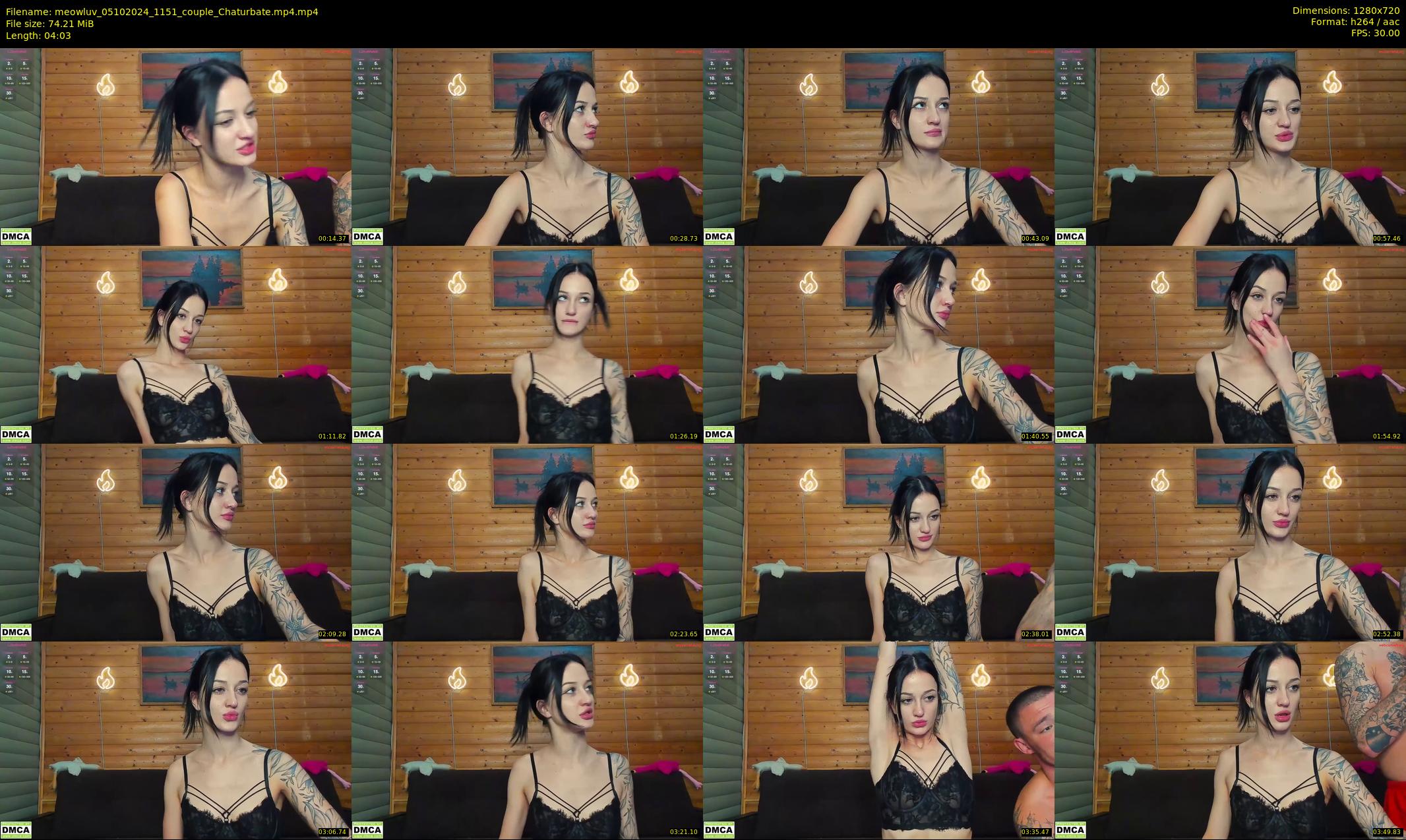 meowluv — 5 minute Chaturbate couple cam show recording, 720p, Oct 5, 2024