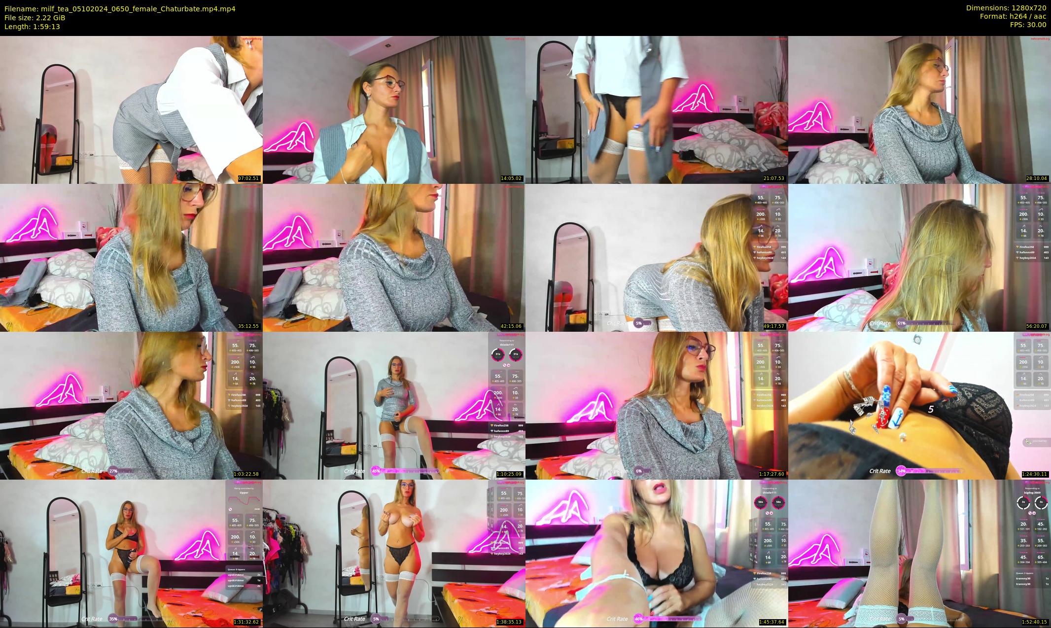 milf_tea — 120 minute Chaturbate female cam show recording, 720p, Oct 5, 2024