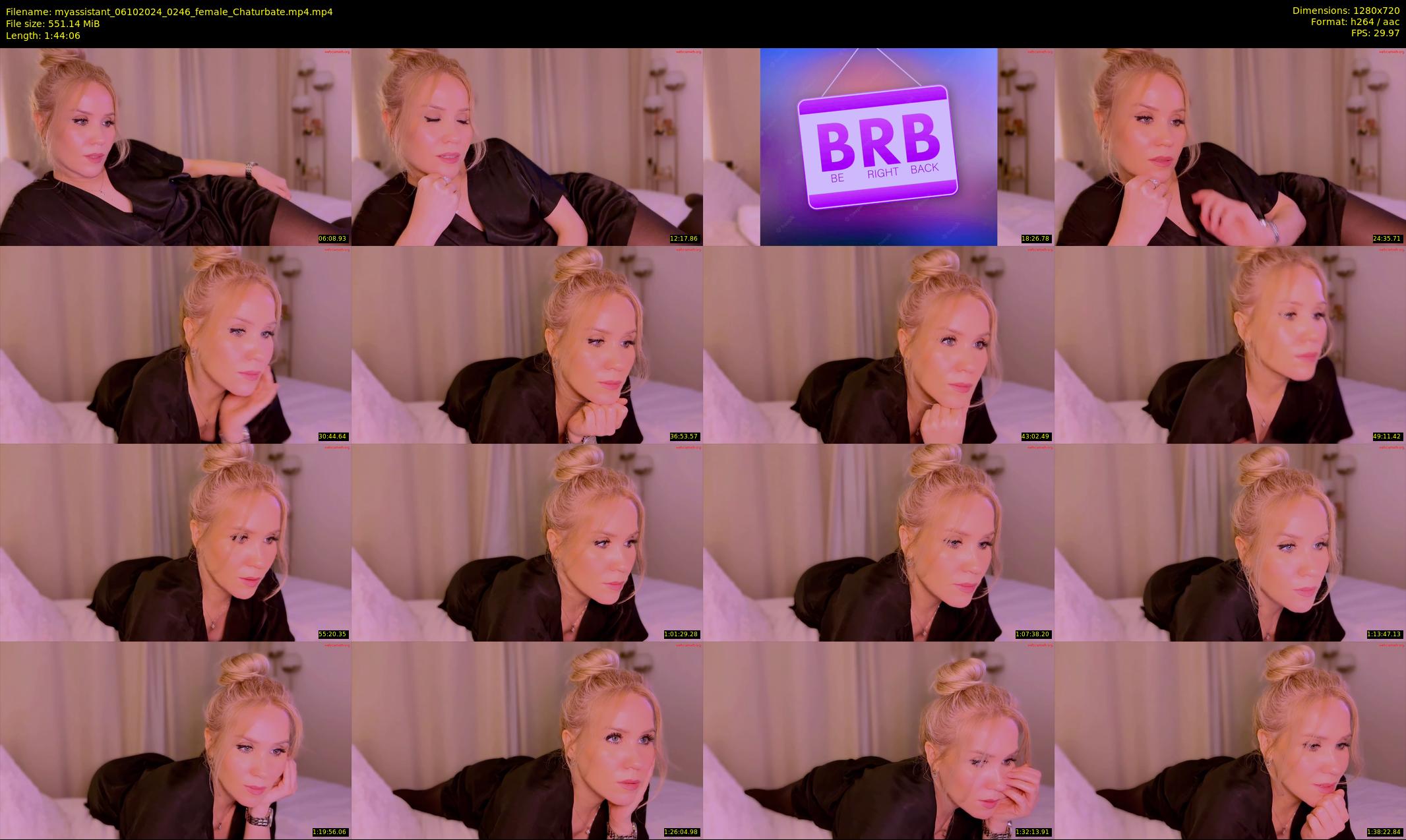 myassistant — 105 minute Chaturbate female cam show recording, 720p, Oct 6, 2024