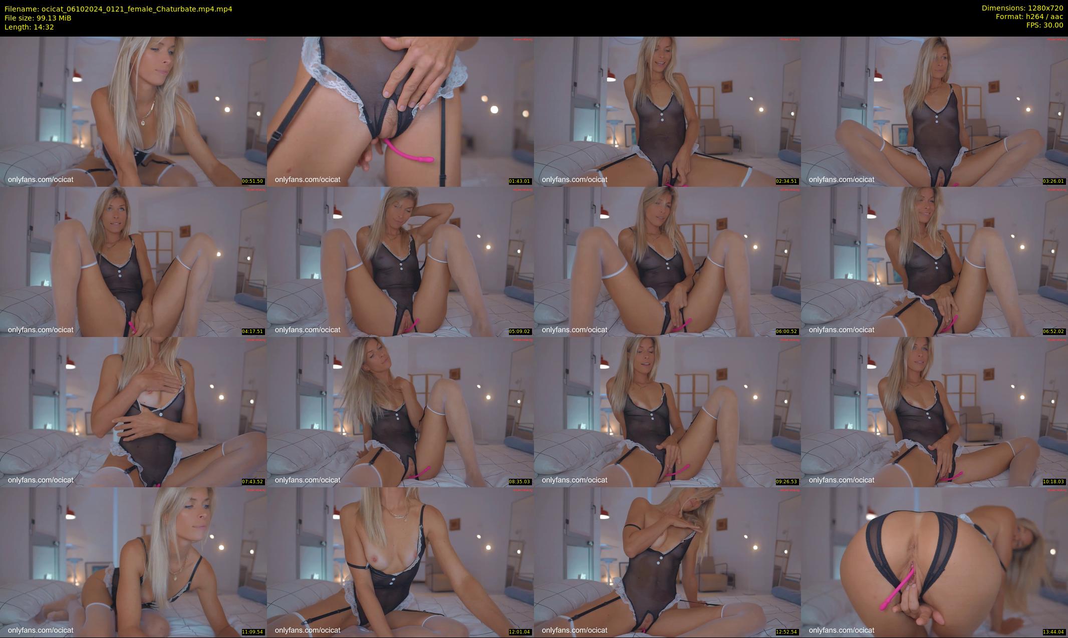 ocicat — 15 minute Chaturbate female cam show recording, 720p, Oct 6, 2024