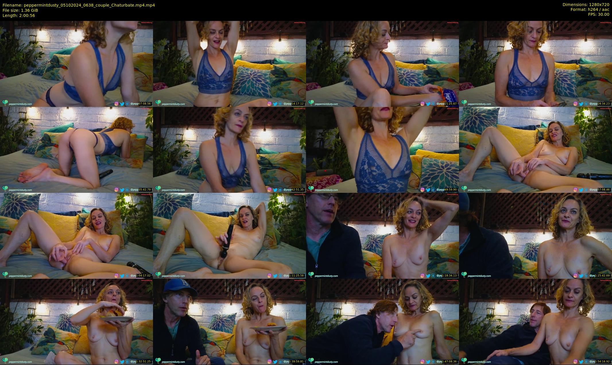 peppermintdusty — 121 minute Chaturbate couple cam show recording, 720p, Oct 5, 2024